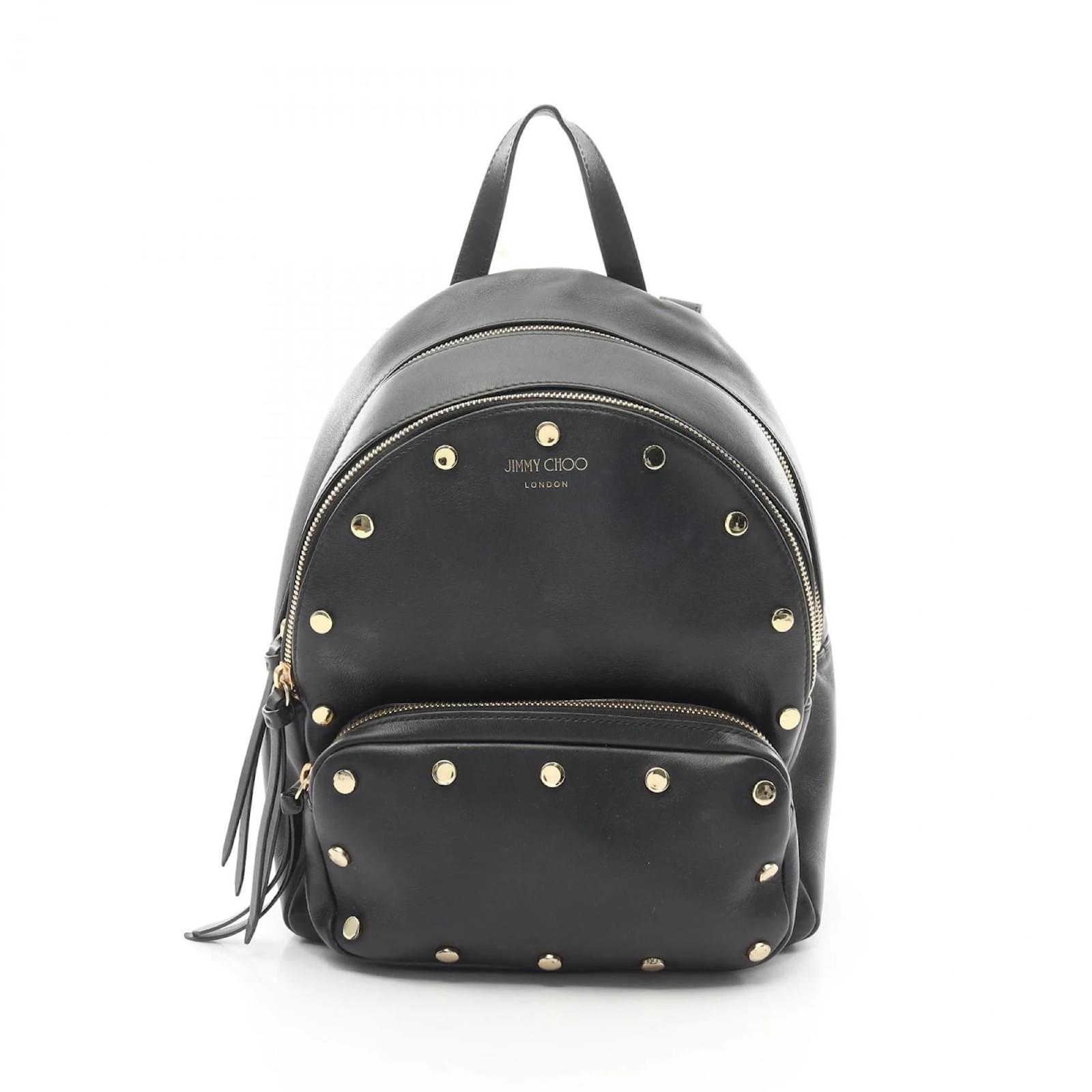 Jimmy Choo Lockett Leather Backpack Black  ref.2320915