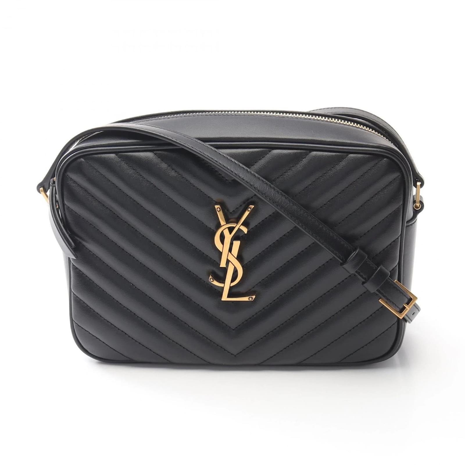 Saint Laurent LOU Monogram Camera Bag Black Leather  ref.2320770