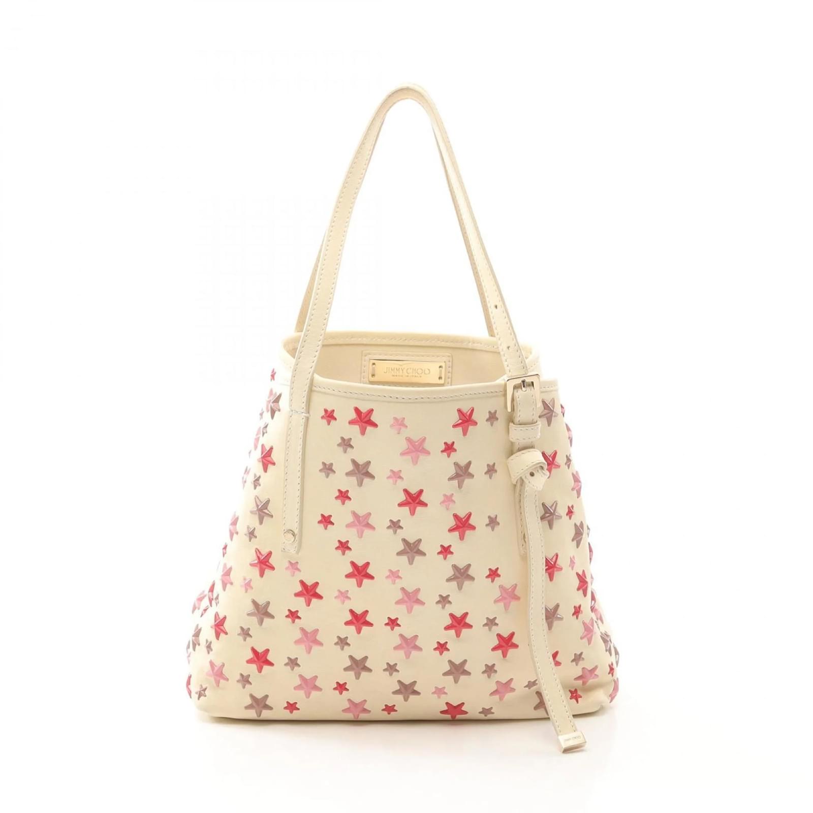 Jimmy Choo Sasha S Tote Bag Cream Leather  ref.2320755