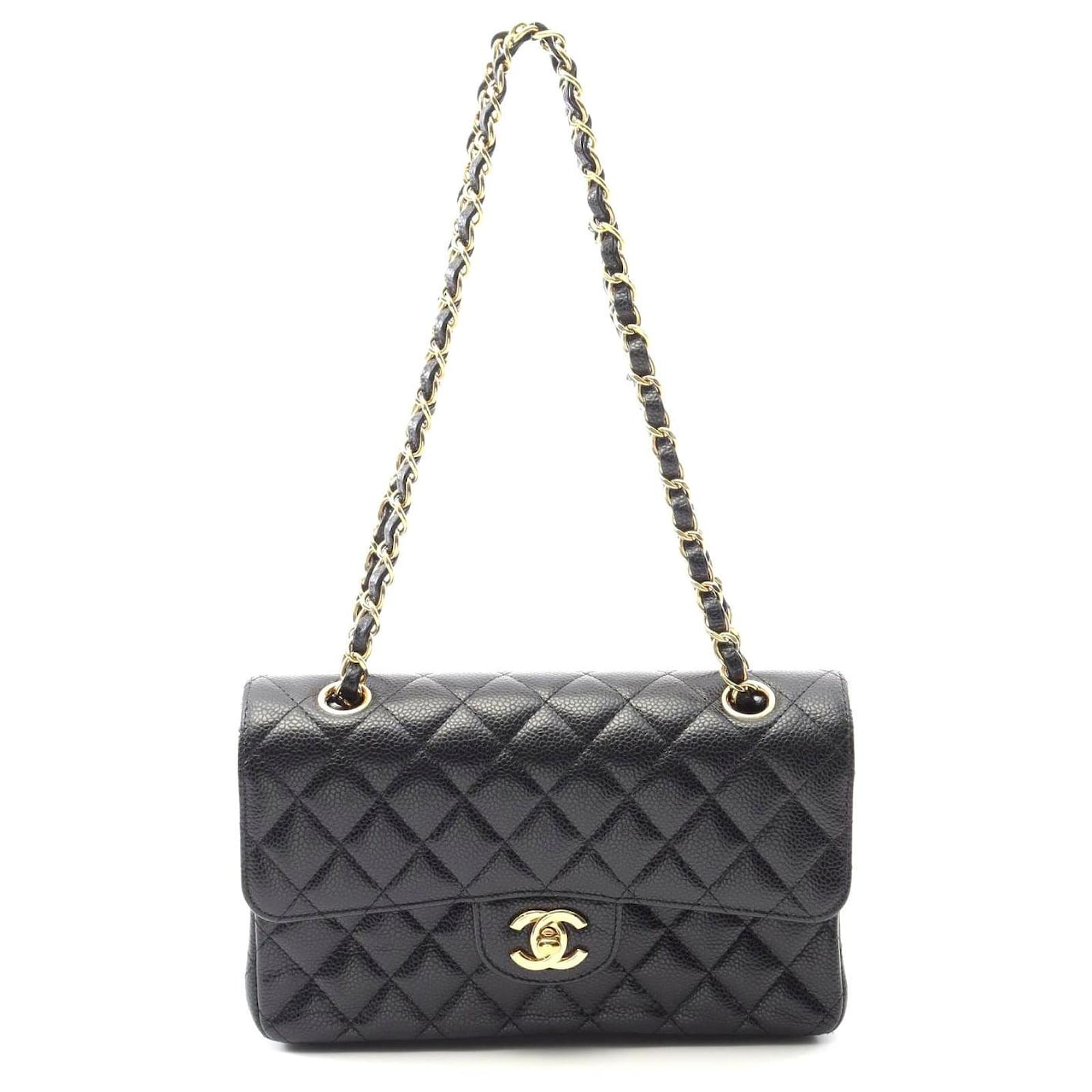 Chanel Matelasse Leather Shoulder Bag Black Pony-style calfskin  ref.2324089