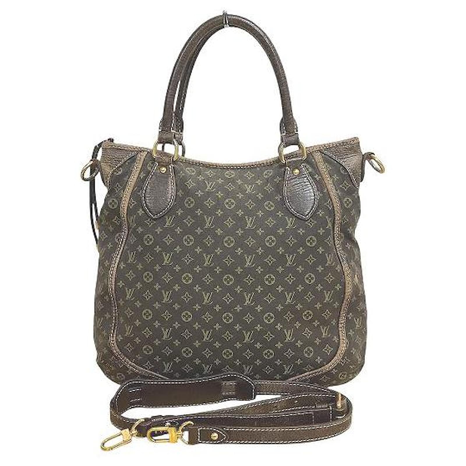 Louis Vuitton Mini Lin Monogram 2way bag Brown Cloth  ref.2323970