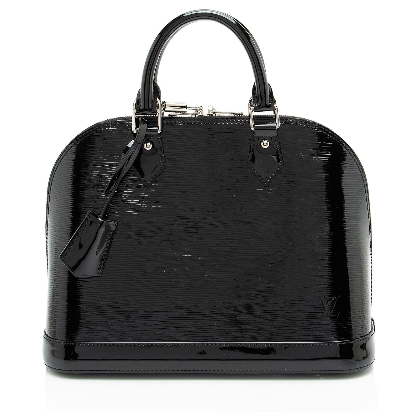Louis Vuitton Epi Electric Alma PM Satchel Black Leather  ref.2323900