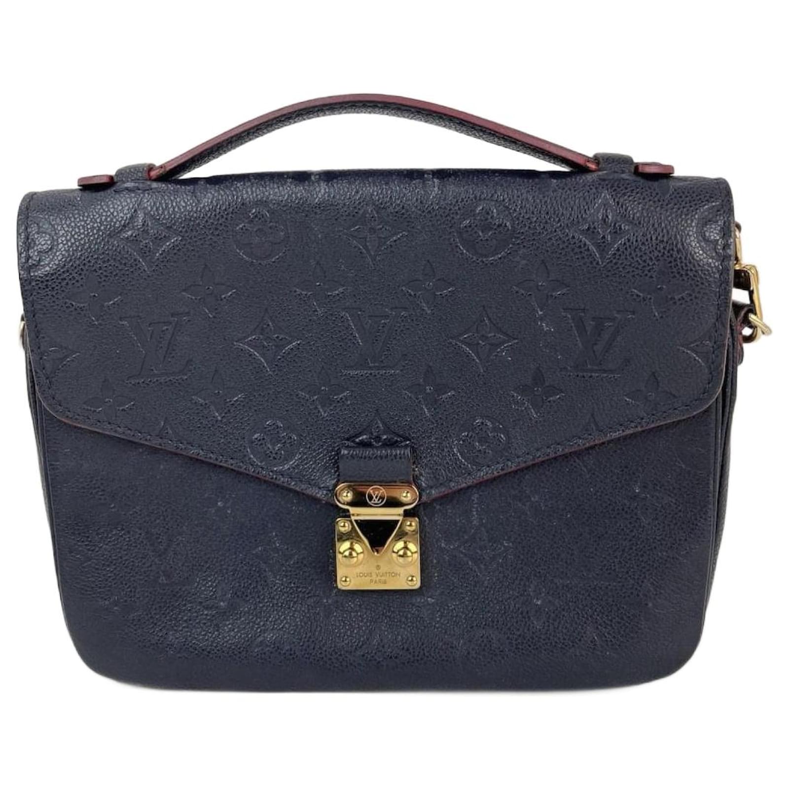 Metis Louis Vuitton Empreinte Pochette Métis Marine Rouge Blue Leather  ref.2323838