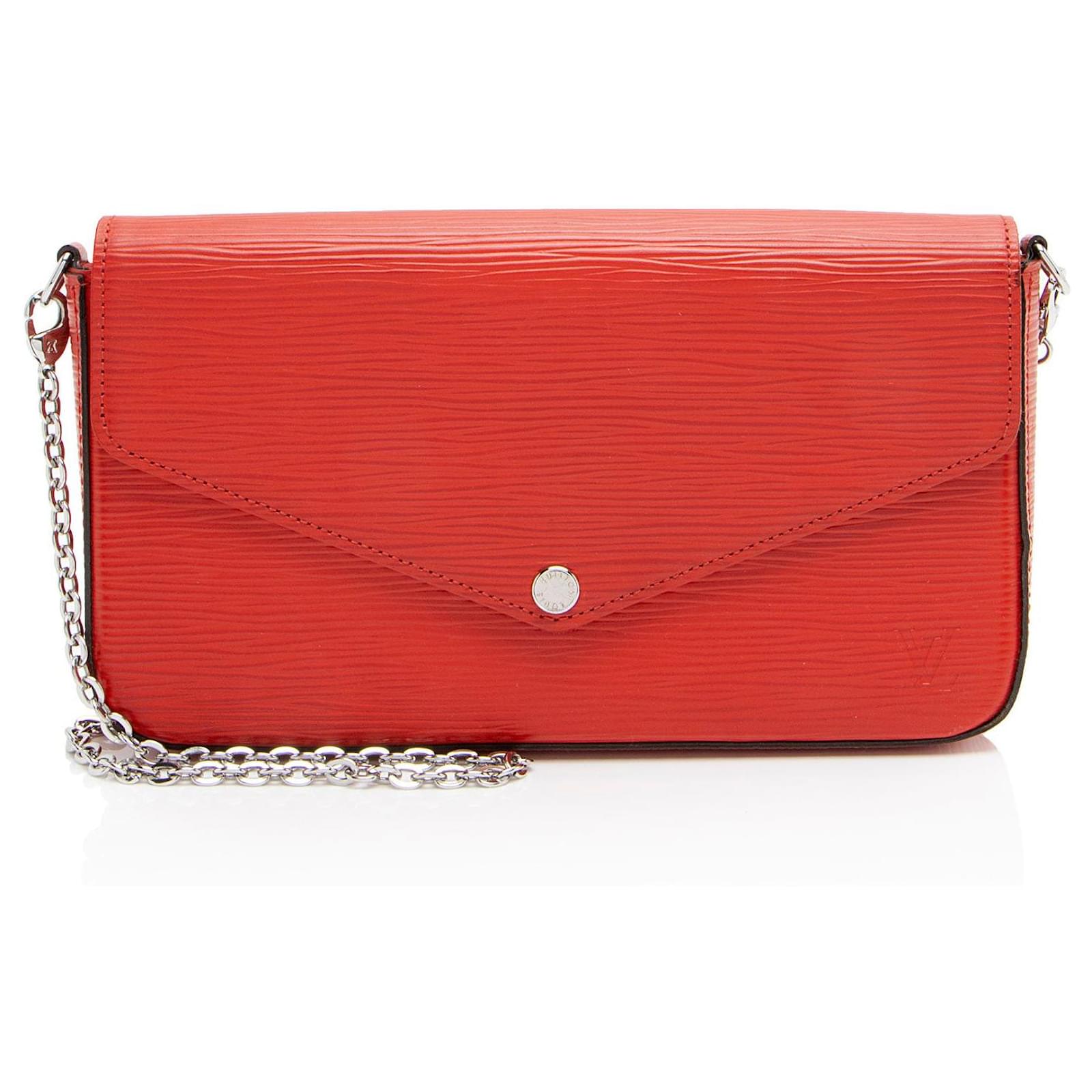Louis Vuitton Epi Leather Felicie Pochette Red  ref.2323825