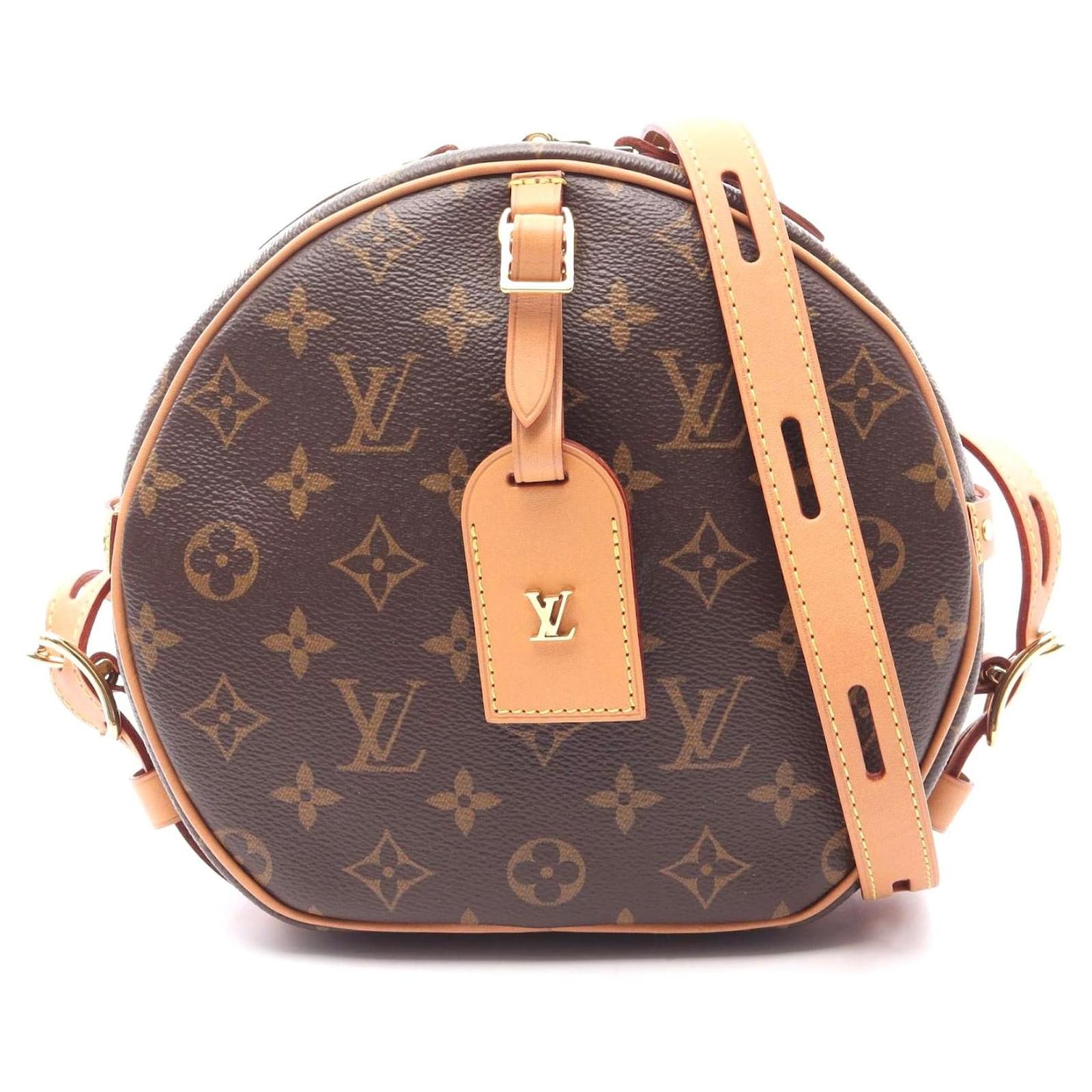 Louis Vuitton Boite Chapeau Souple MM Shoulder Bag Brown Cloth  ref.2323801
