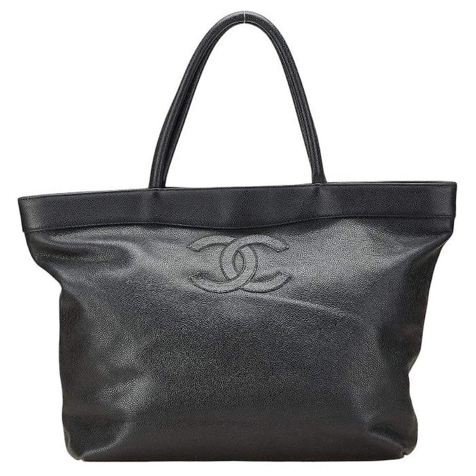 Chanel Coco Mark Caviar 2way bag Black Leather  ref.2323710