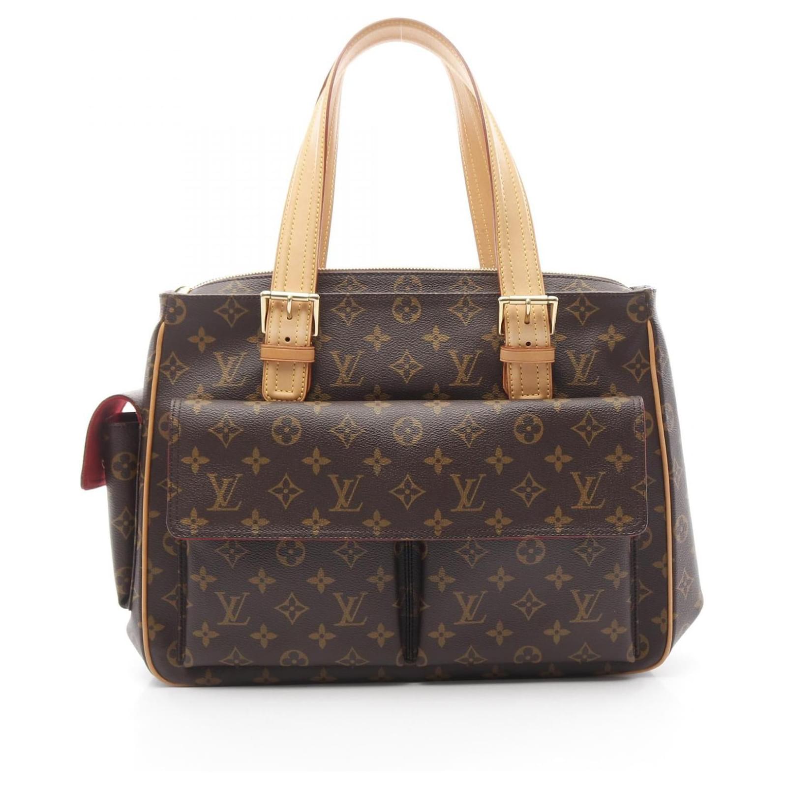 Louis Vuitton Multiplicite Monogram Handbag Brown Cloth  ref.2323702