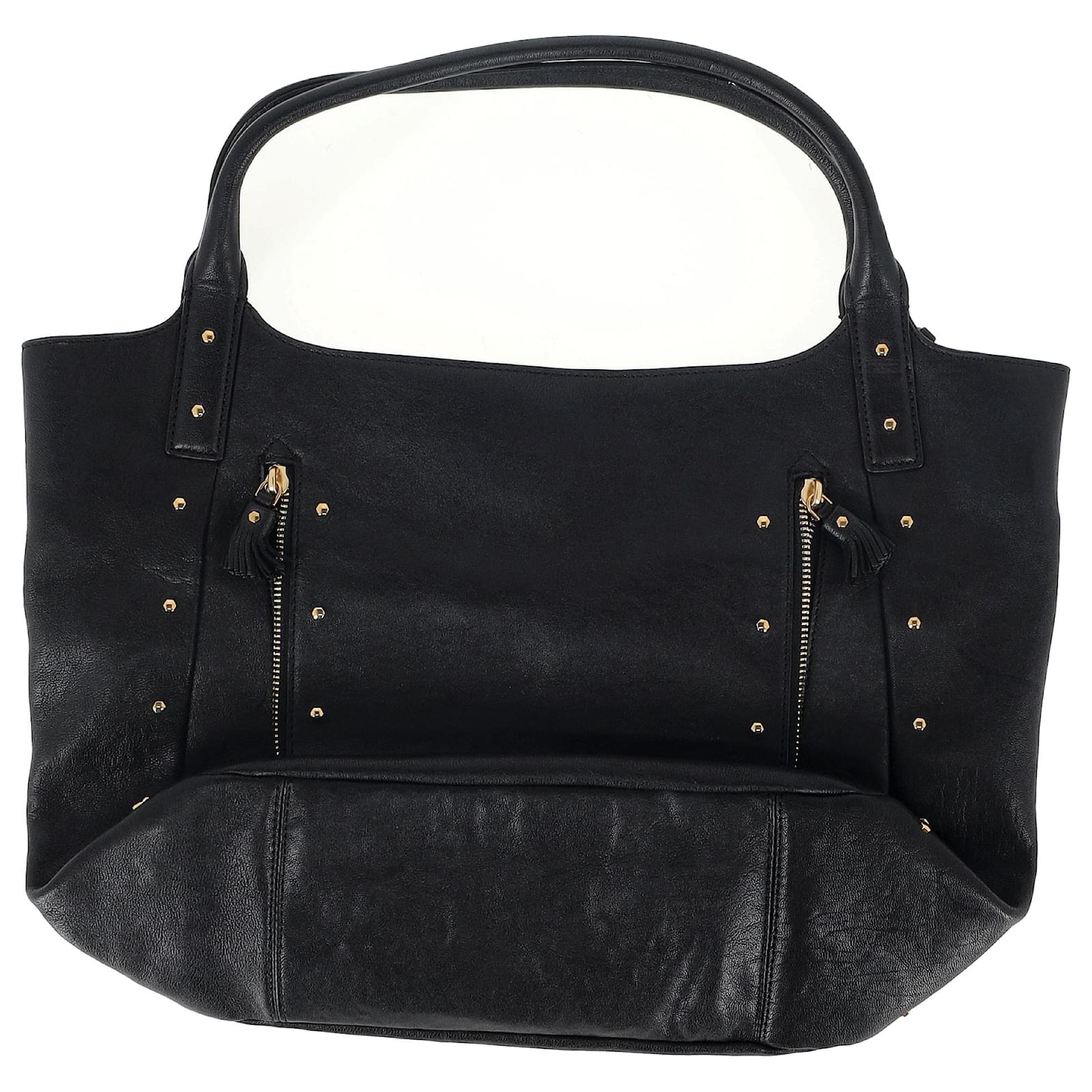 Anya Hindmarch Studded Vere Shopper Bag in Black Leather  ref.2027507