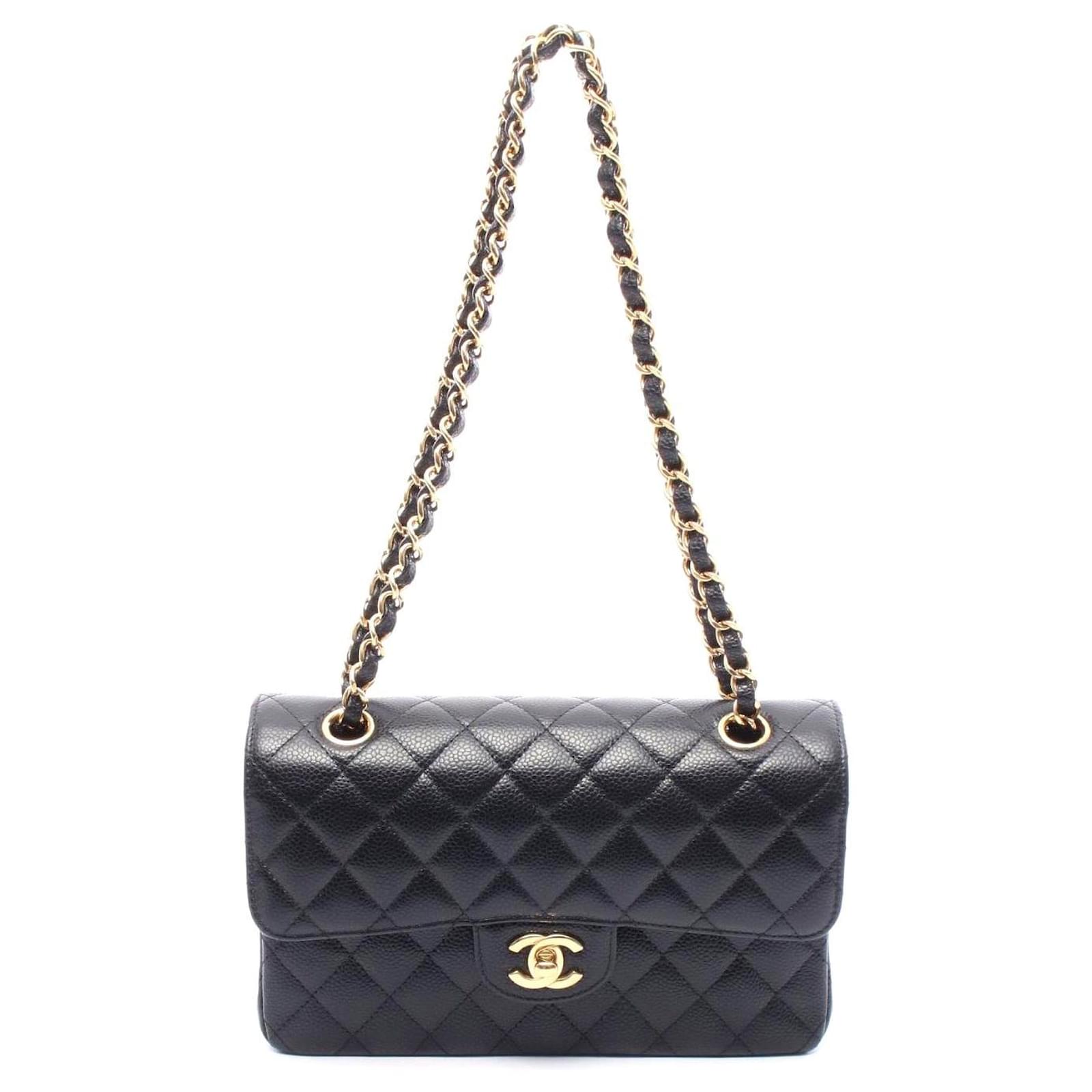 Chanel Matelasse W Flap Shoulder Bag Leather Black Pony-style calfskin  ref.2323541