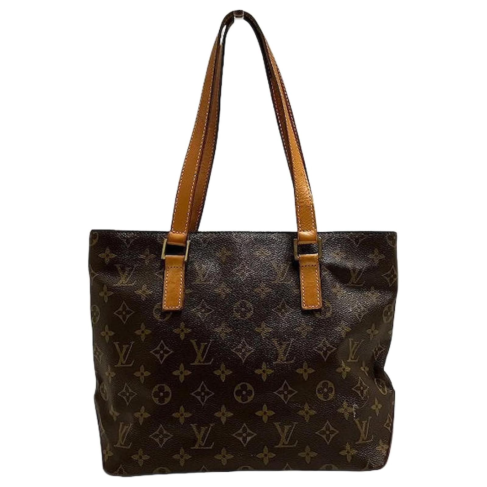 Louis Vuitton Cabas Piano Monogram Shoulder Bag Brown Cloth  ref.2323530