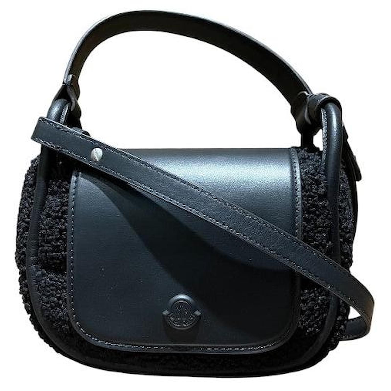 Moncler Mini Tiarna 2way bag Black Leather  ref.2323418