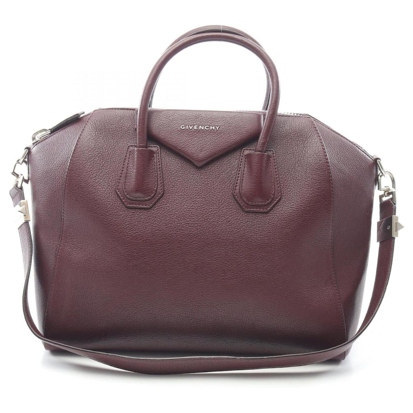 Givenchy ANTIGONA Leather Handbag Brown  ref.2323415