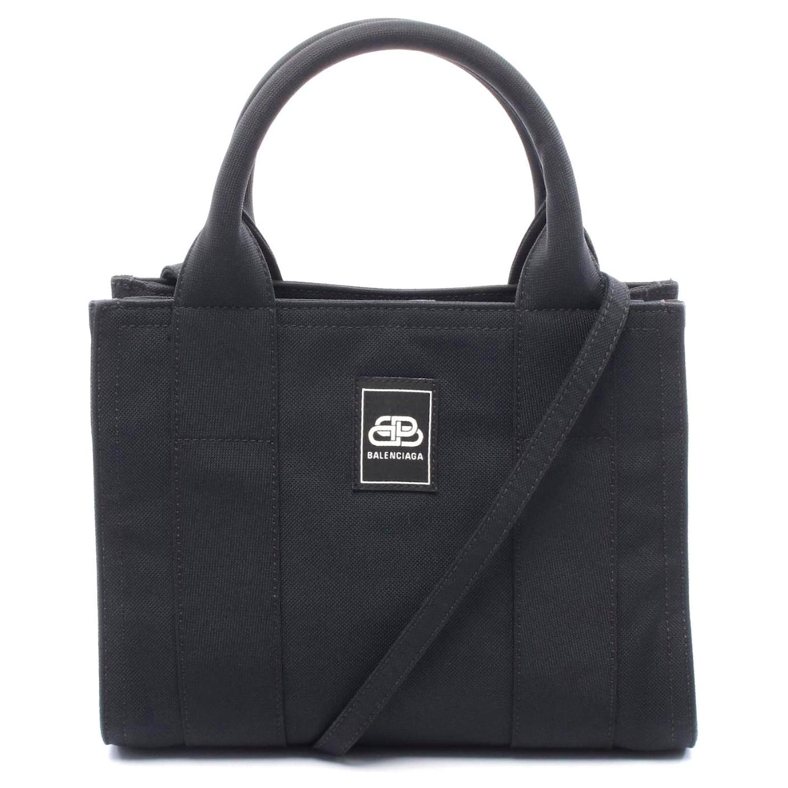 Balenciaga Canvas Trade XS Tote Bag Black Cloth  ref.2323387