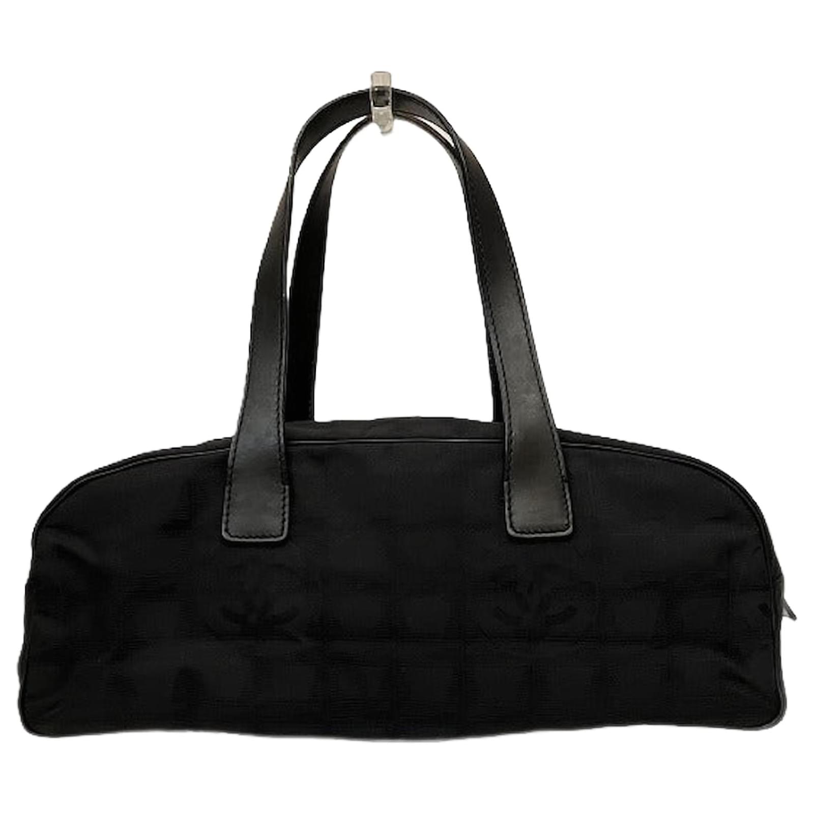 Chanel New Travel Handbag Black Cloth  ref.2323381