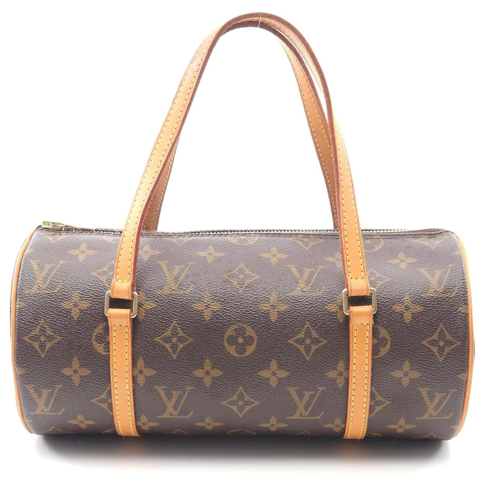 Louis Vuitton Papillon 26 Handbag Monogram Brown Cloth  ref.2323379