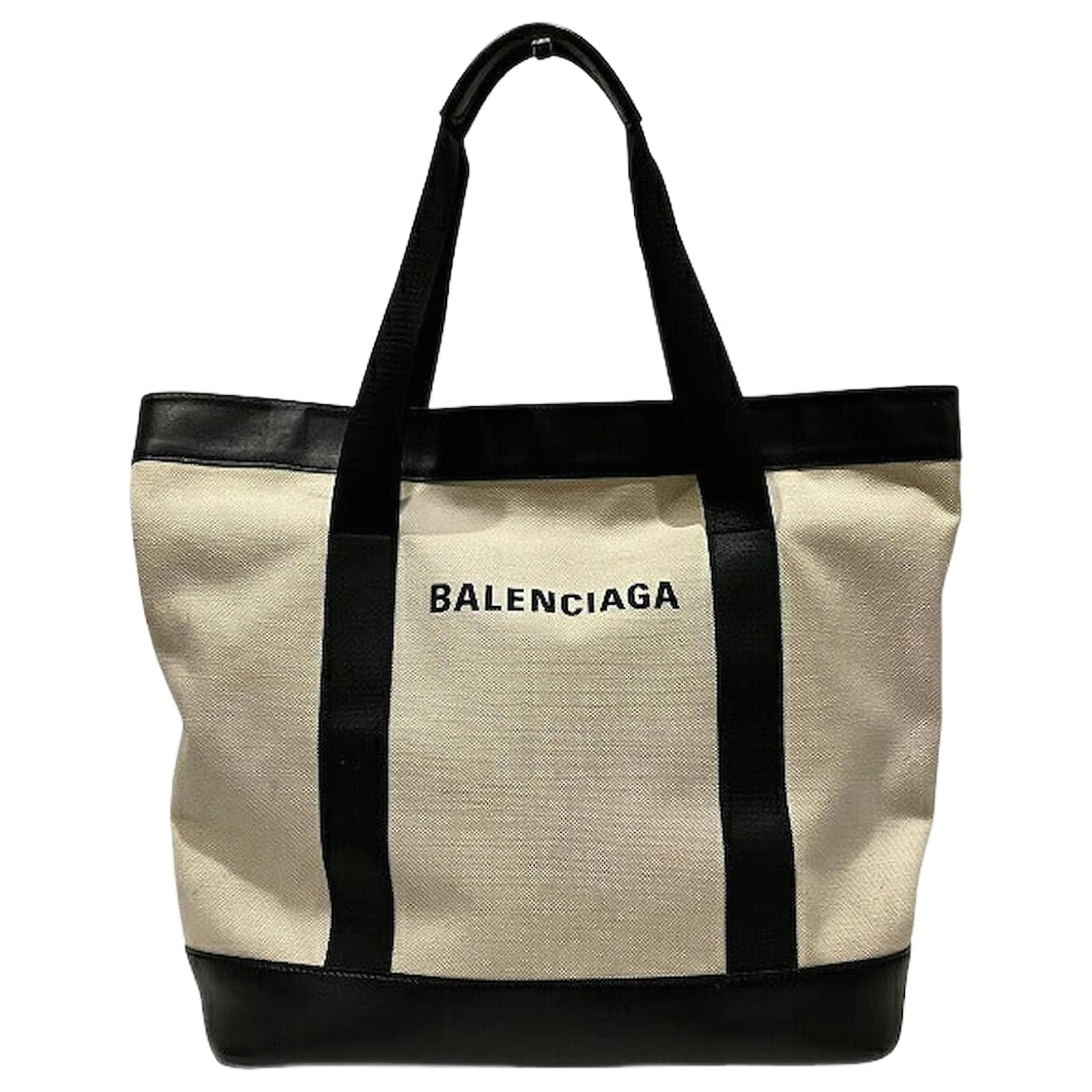 Balenciaga Tote Bag Black Leather  ref.2323359