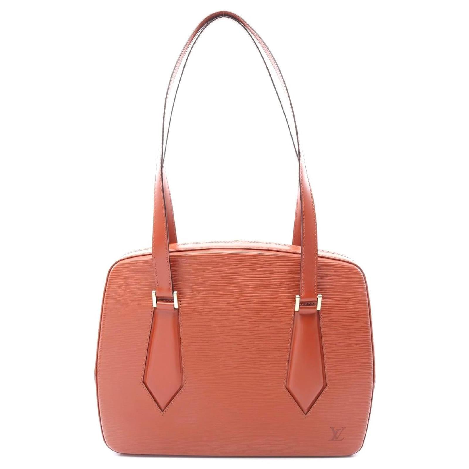 Louis Vuitton Voltaire Epi Leather Shoulder Bag Brown Pony-style calfskin  ref.2323283
