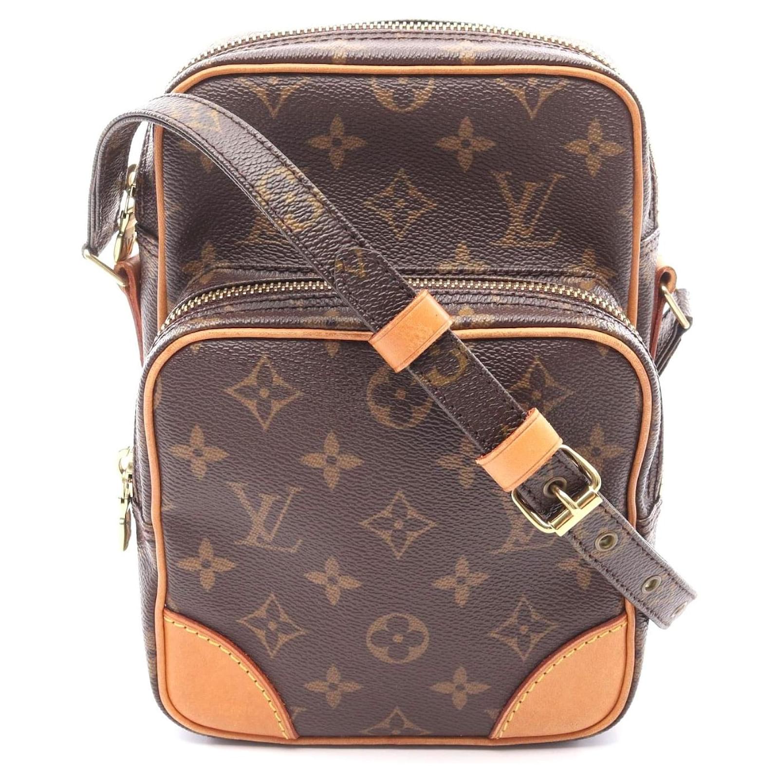 Louis Vuitton Monogram Amazon Shoulder Bag Brown Cloth  ref.2323224