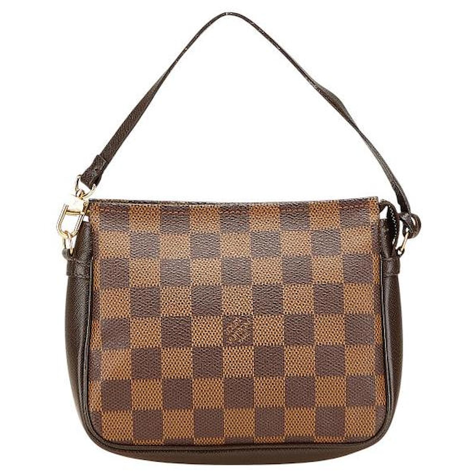 Louis Vuitton Trousses Makeup Damier Pouch Brown Cloth  ref.2323199