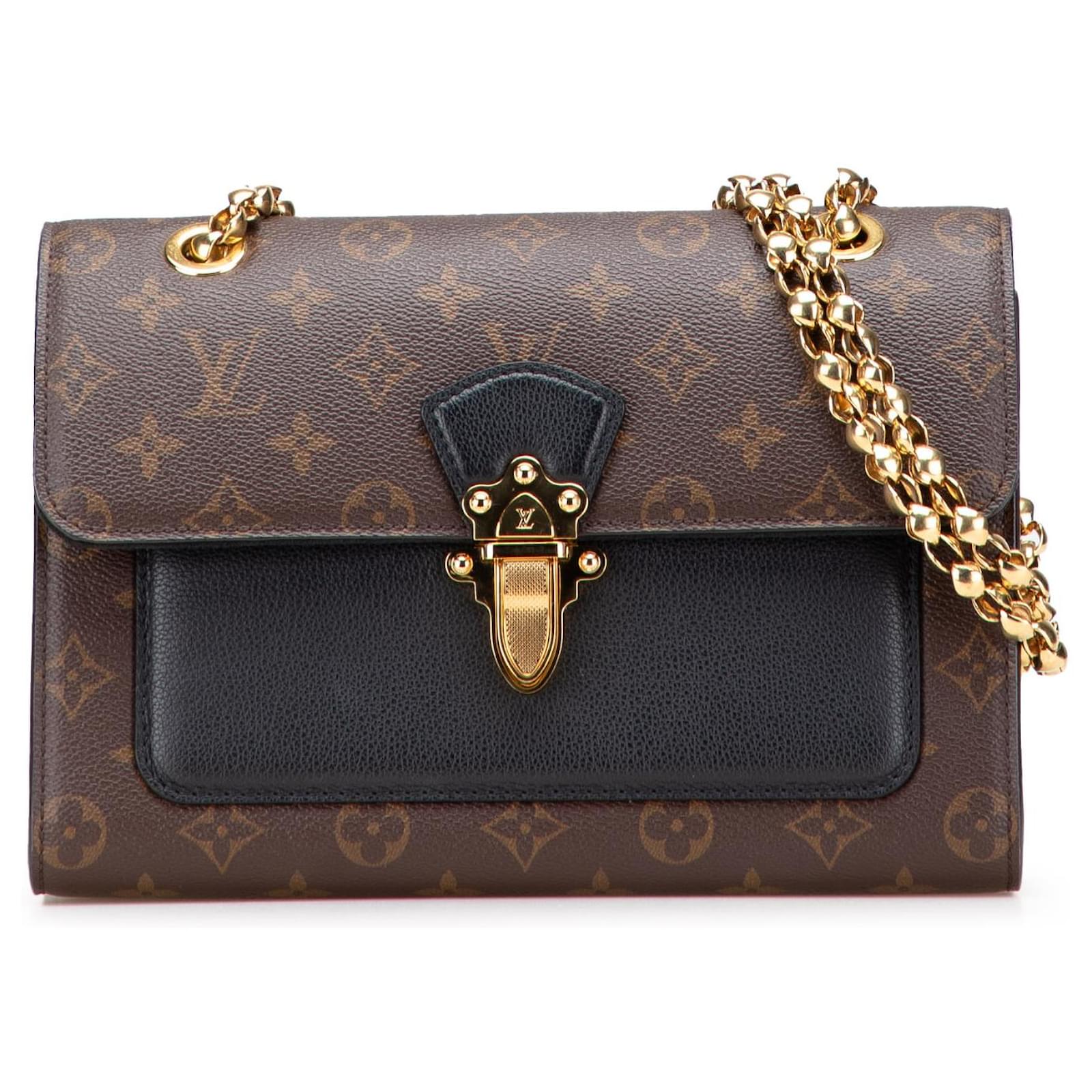 Louis Vuitton Brown Monogram Victoire Cloth Pony-style calfskin  ref.2320623