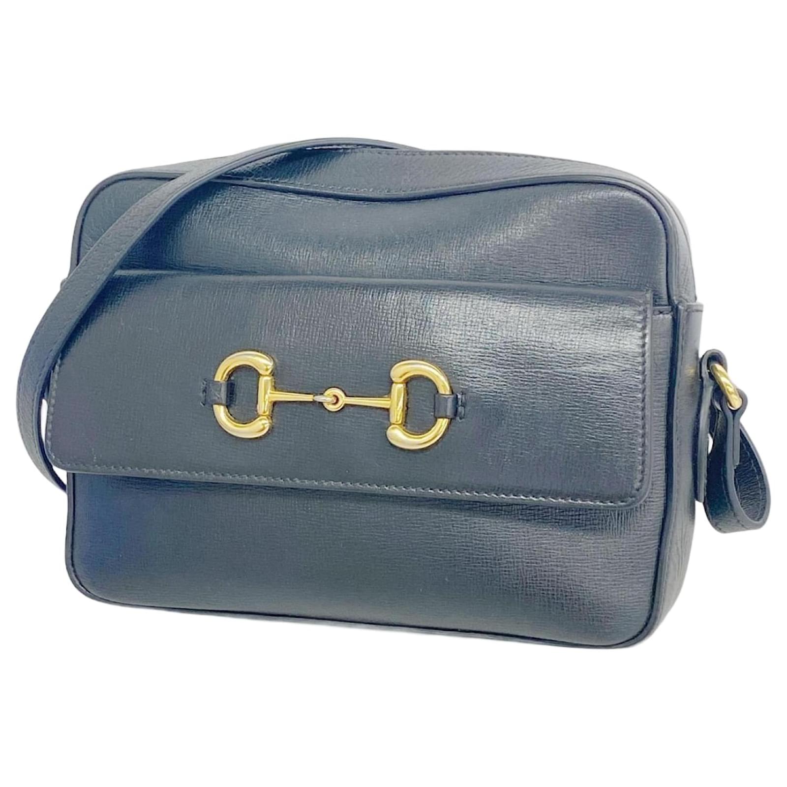 Gucci Black Leather Shoulder Bag  ref.2268848