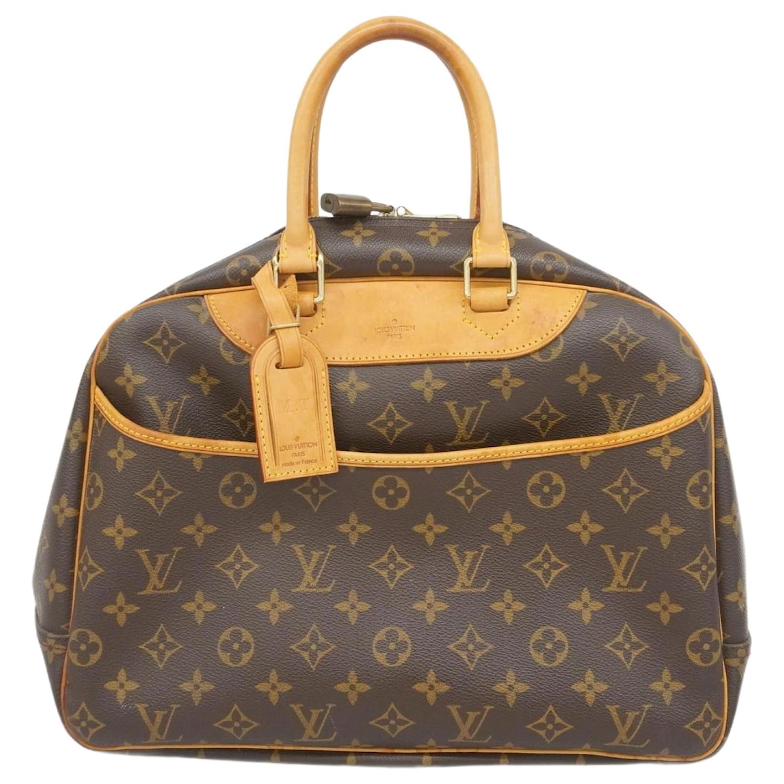 Louis Vuitton Monogram Deauville Handbag Brown  ref.2268734