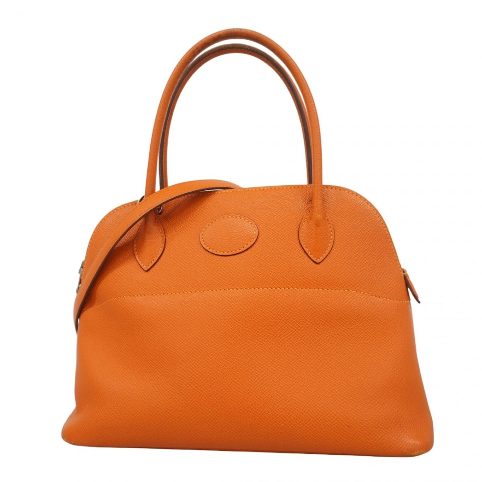 Hermès Hermes Bolide 27 Handbag in Orange Epsom Leather  ref.2320421