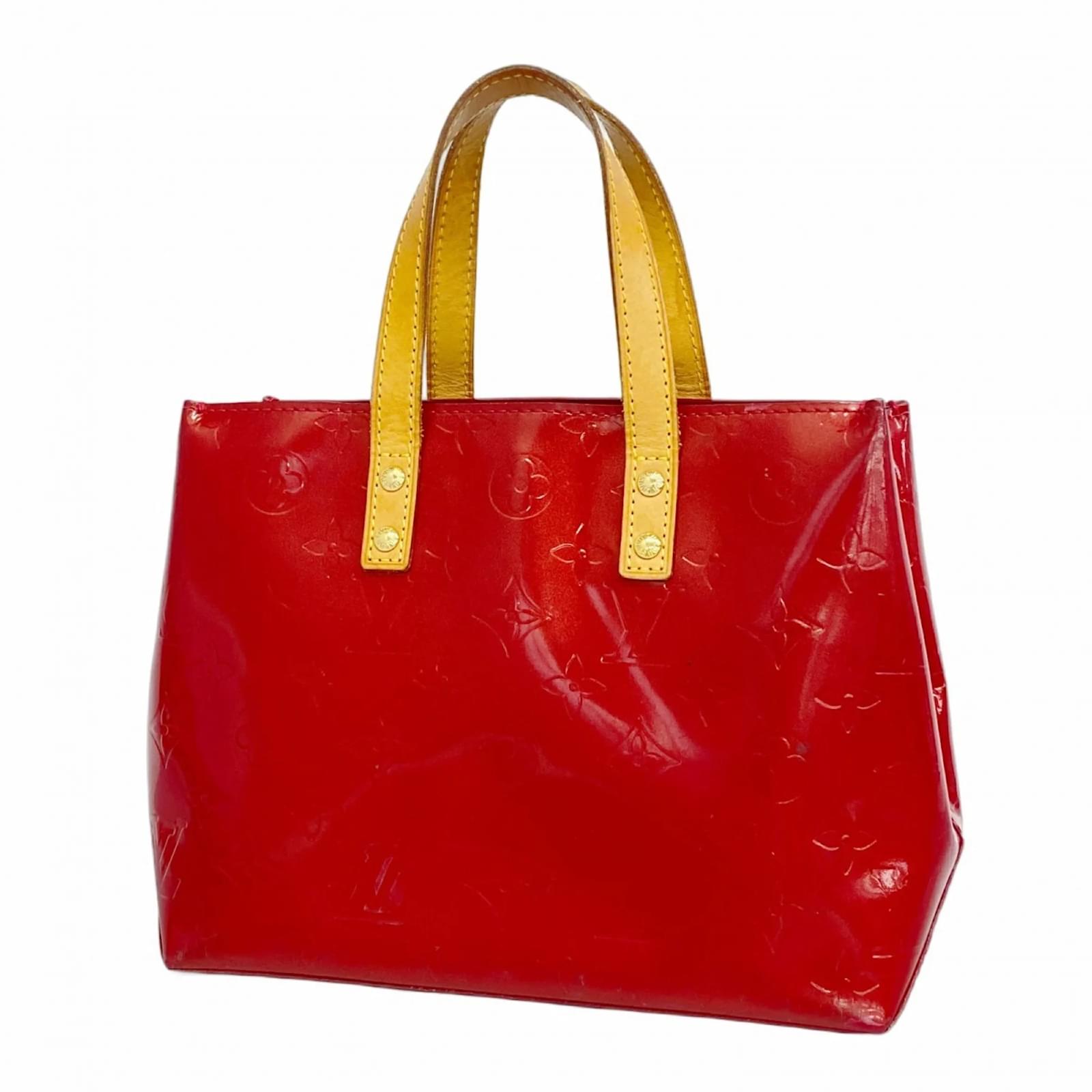 Louis Vuitton Handbag Vernis Reed PM M91990 Red  ref.2320401