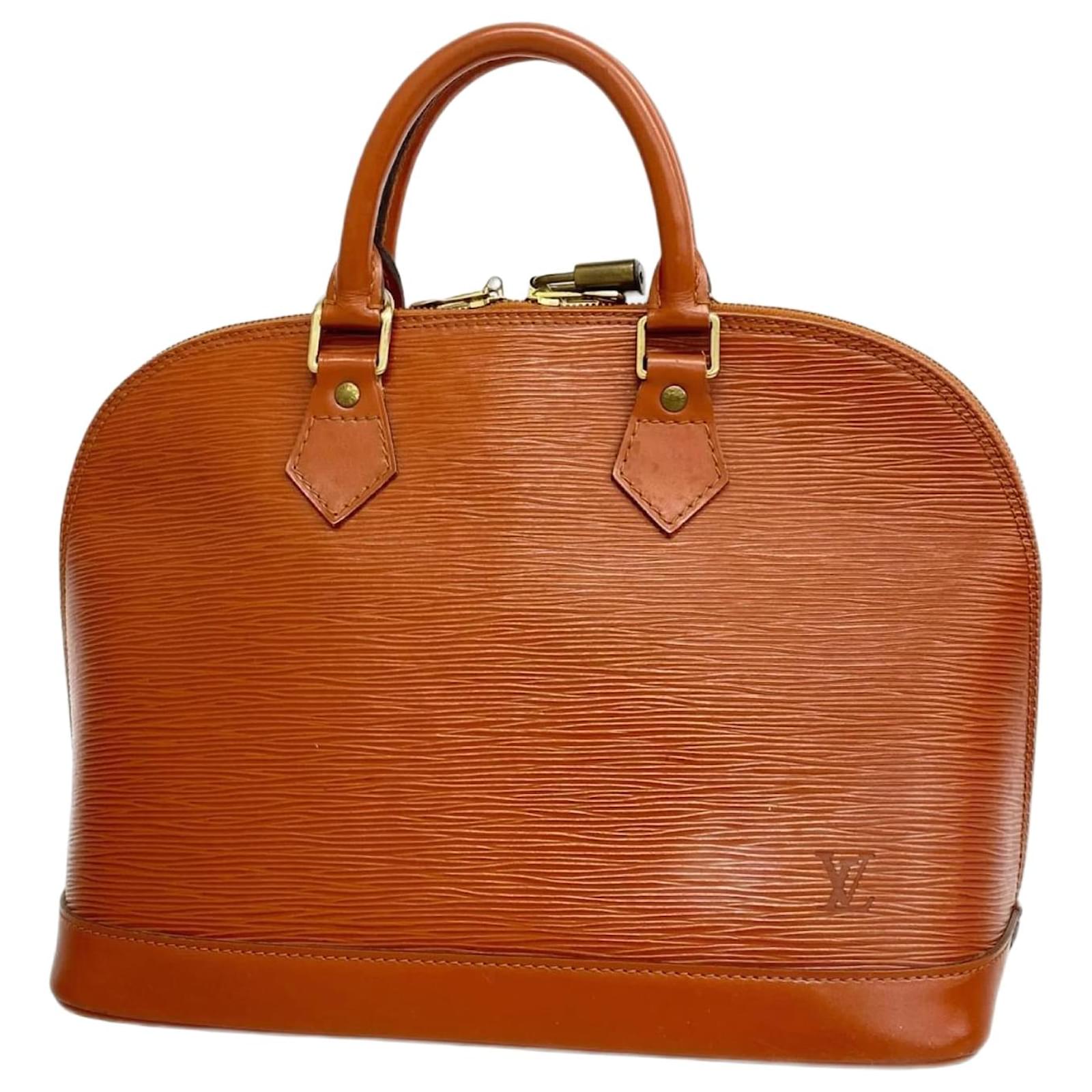 Louis Vuitton Epi Alma Handbag Brown  ref.2267451