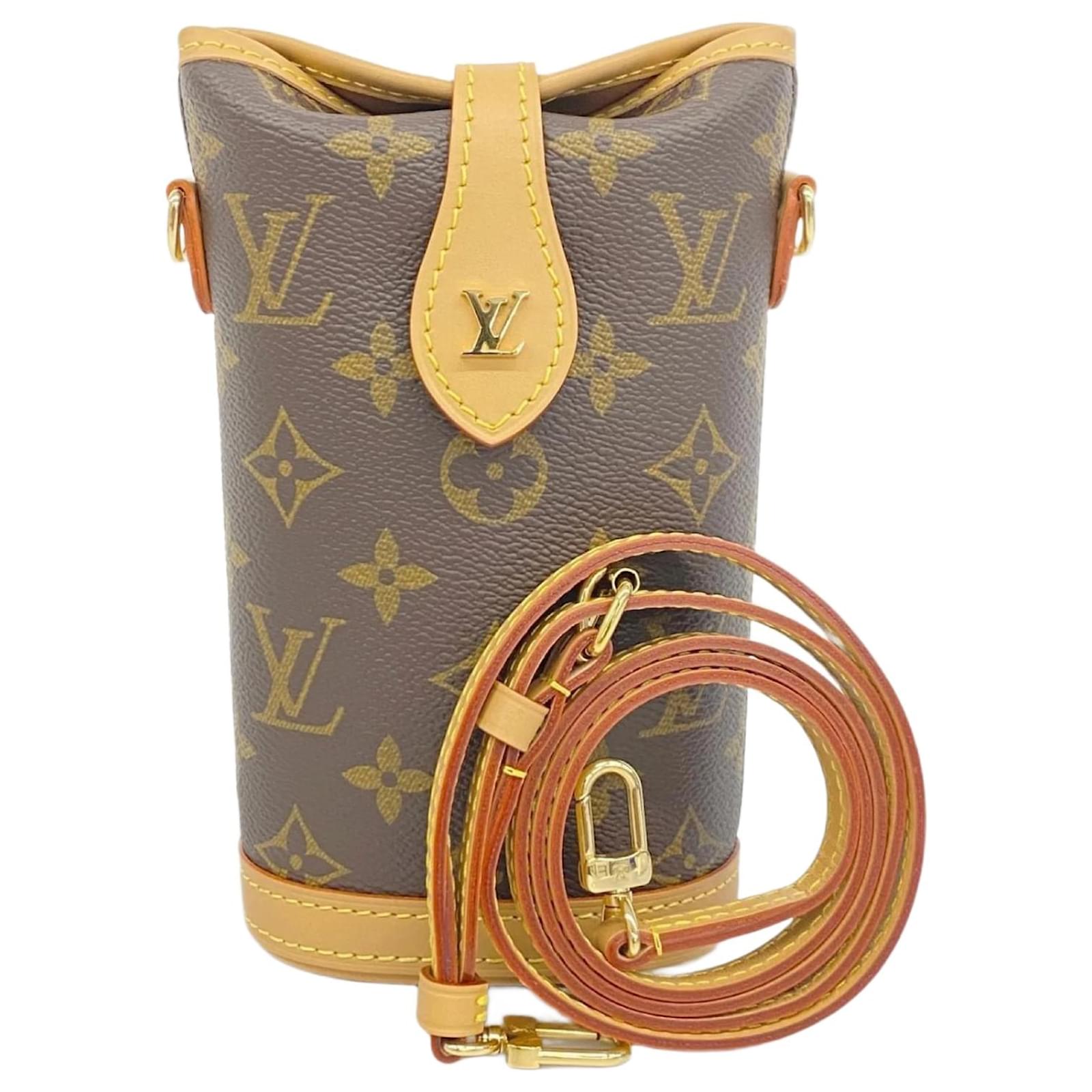 Louis Vuitton Monogram Fold Me Pouch Shoulder Bag Brown  ref.2268174