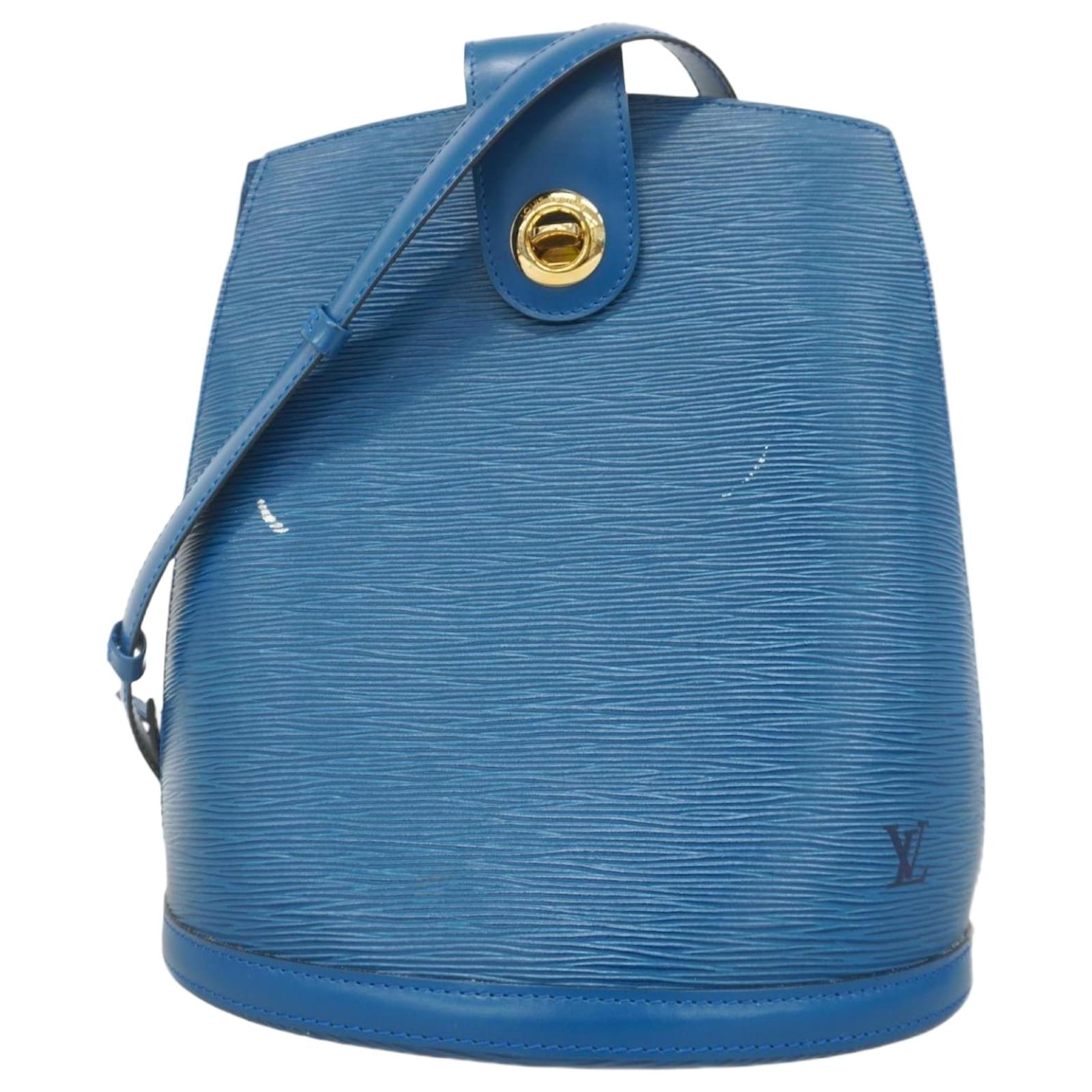 Louis Vuitton Epi Cluny Shoulder Bag Blue  ref.2267265