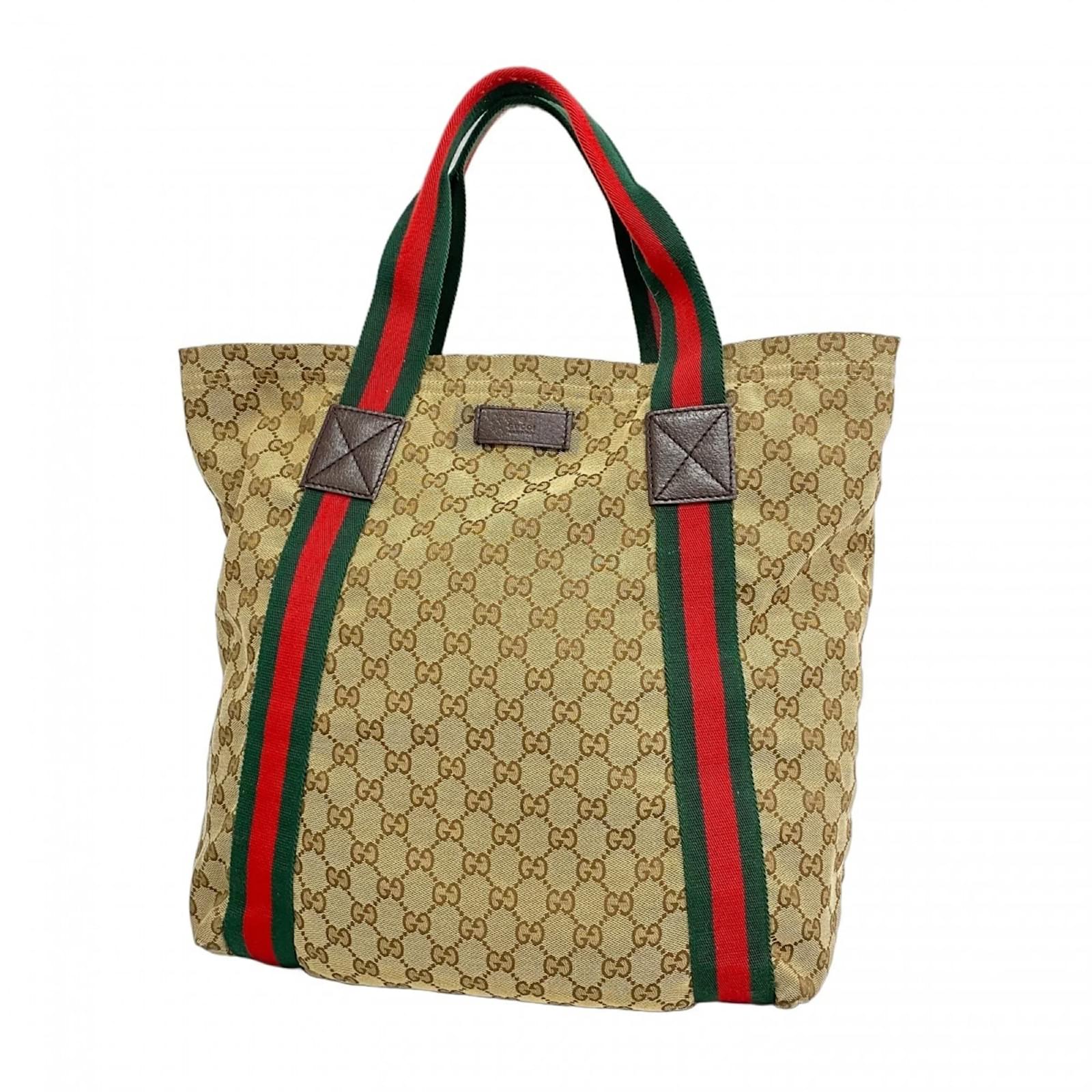 Gucci Brown Canvas Tote Bag Cloth  ref.2267290
