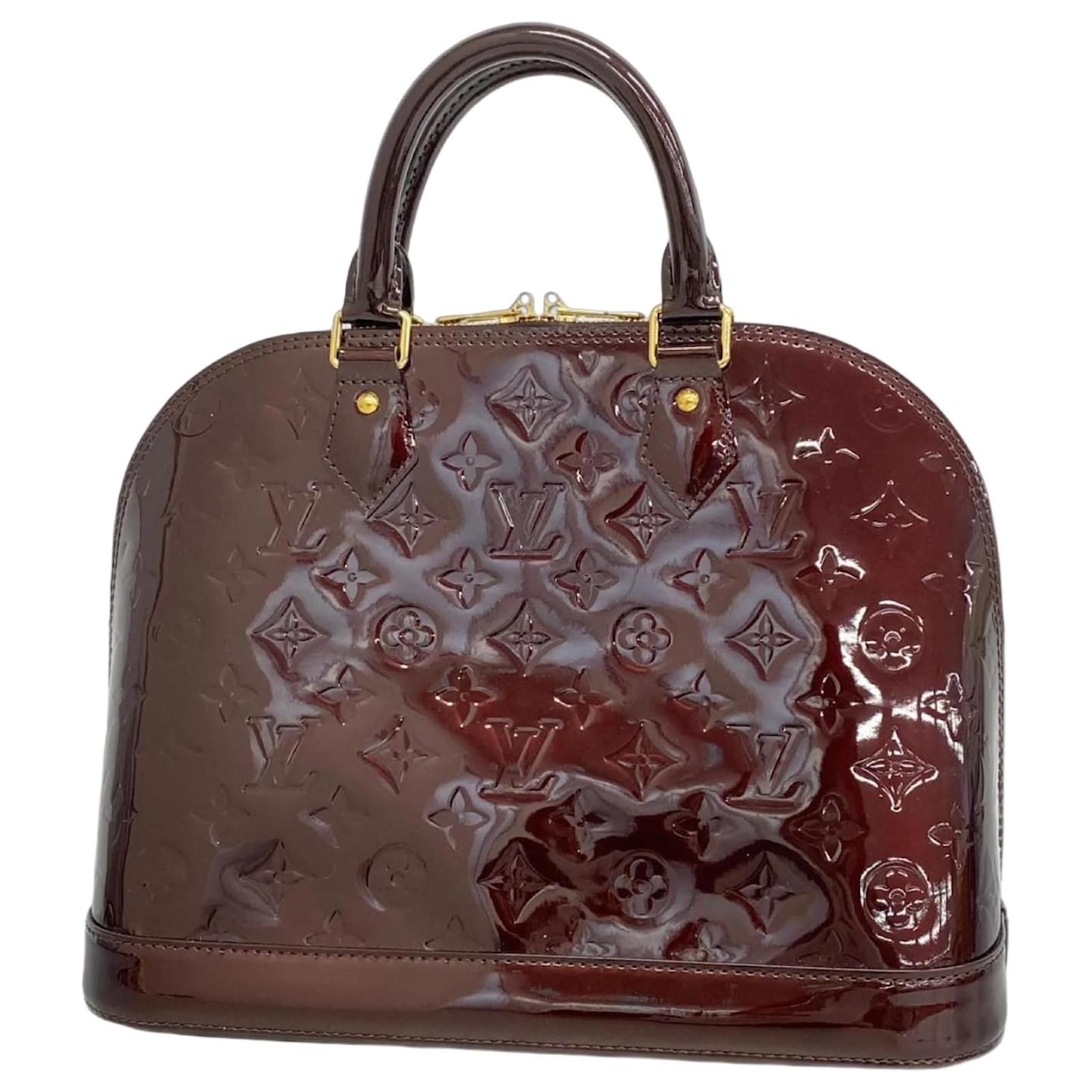 Louis Vuitton Vernis Alma PM Handbag Red  ref.2320373