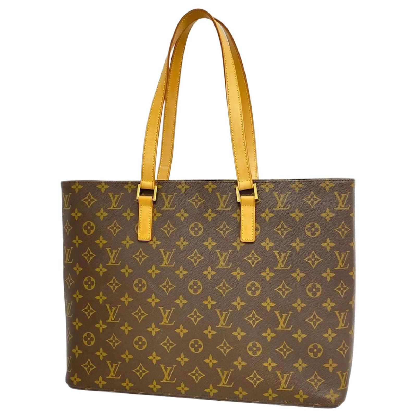 Louis Vuitton Monogram Luco Tote Bag Brown  ref.2320371