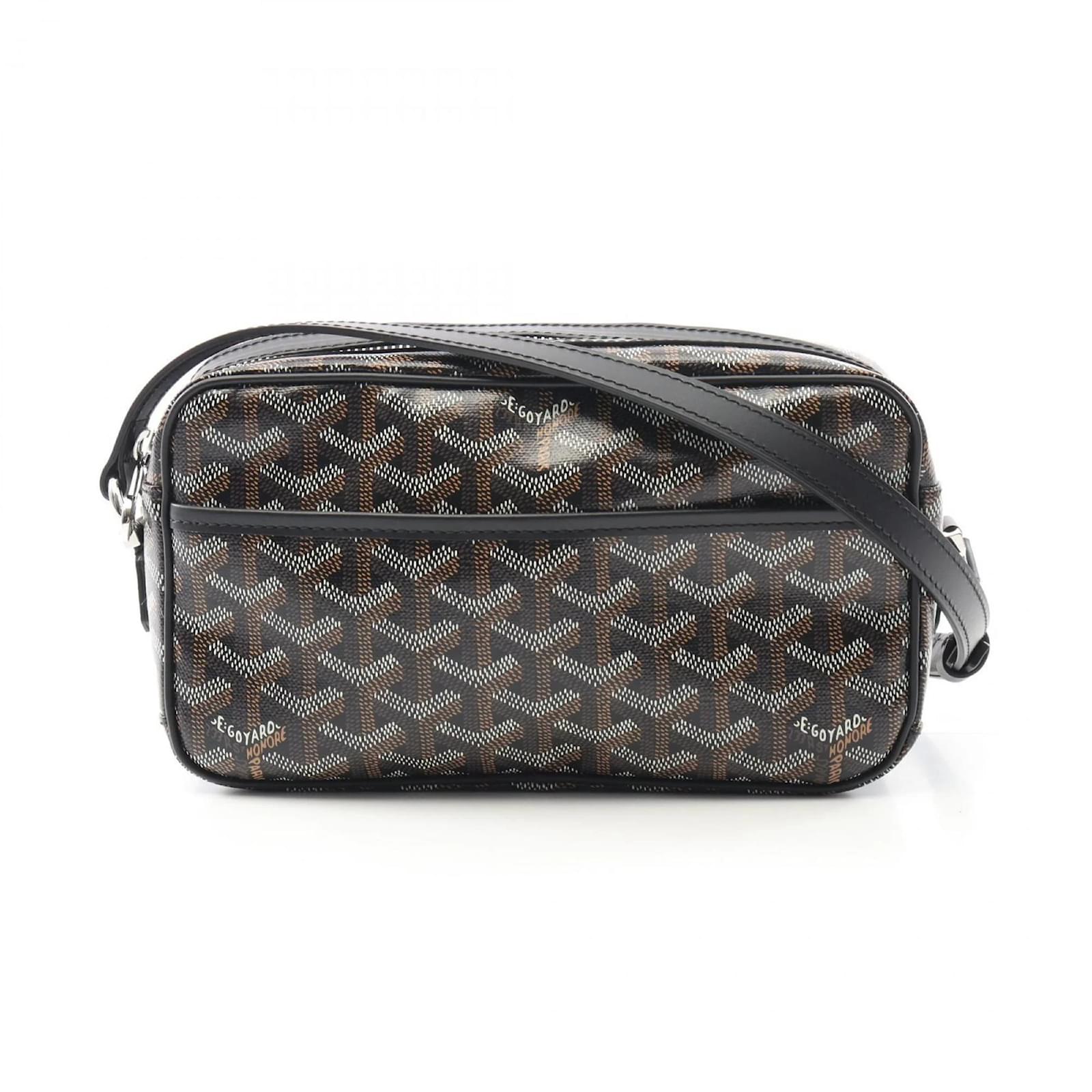 Goyard Cap Vert PM Shoulder Bag Black Multiple colors Leather Cloth  ref.2320365