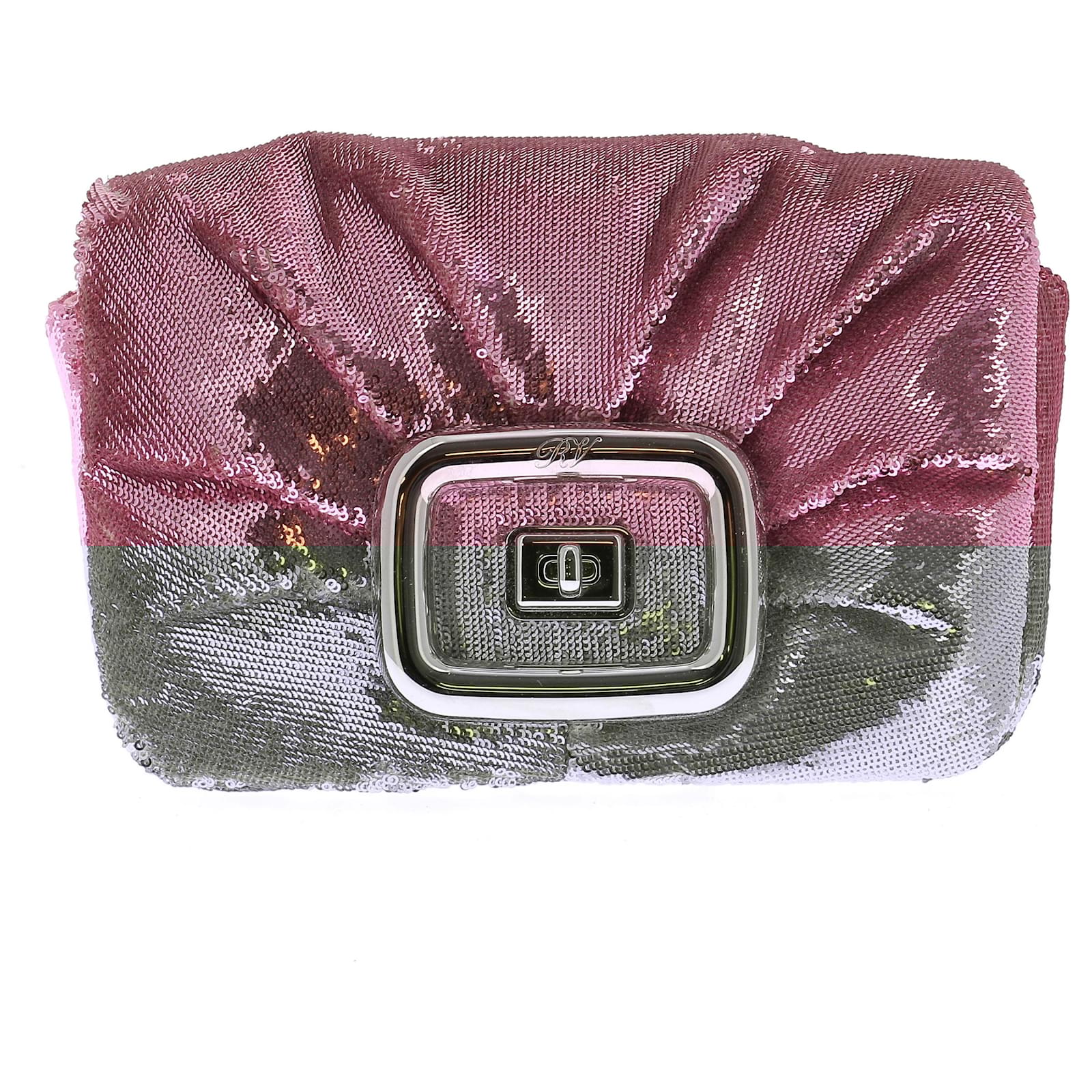 ROGER VIVIER Handbags T.  Glitter Pink  ref.1987179