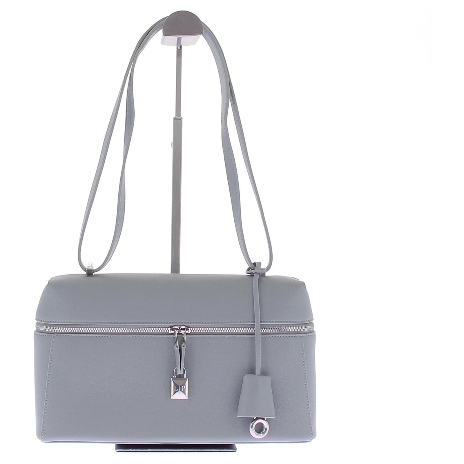 LORO PIANA Handbags T.  Leather Blue  ref.2143949