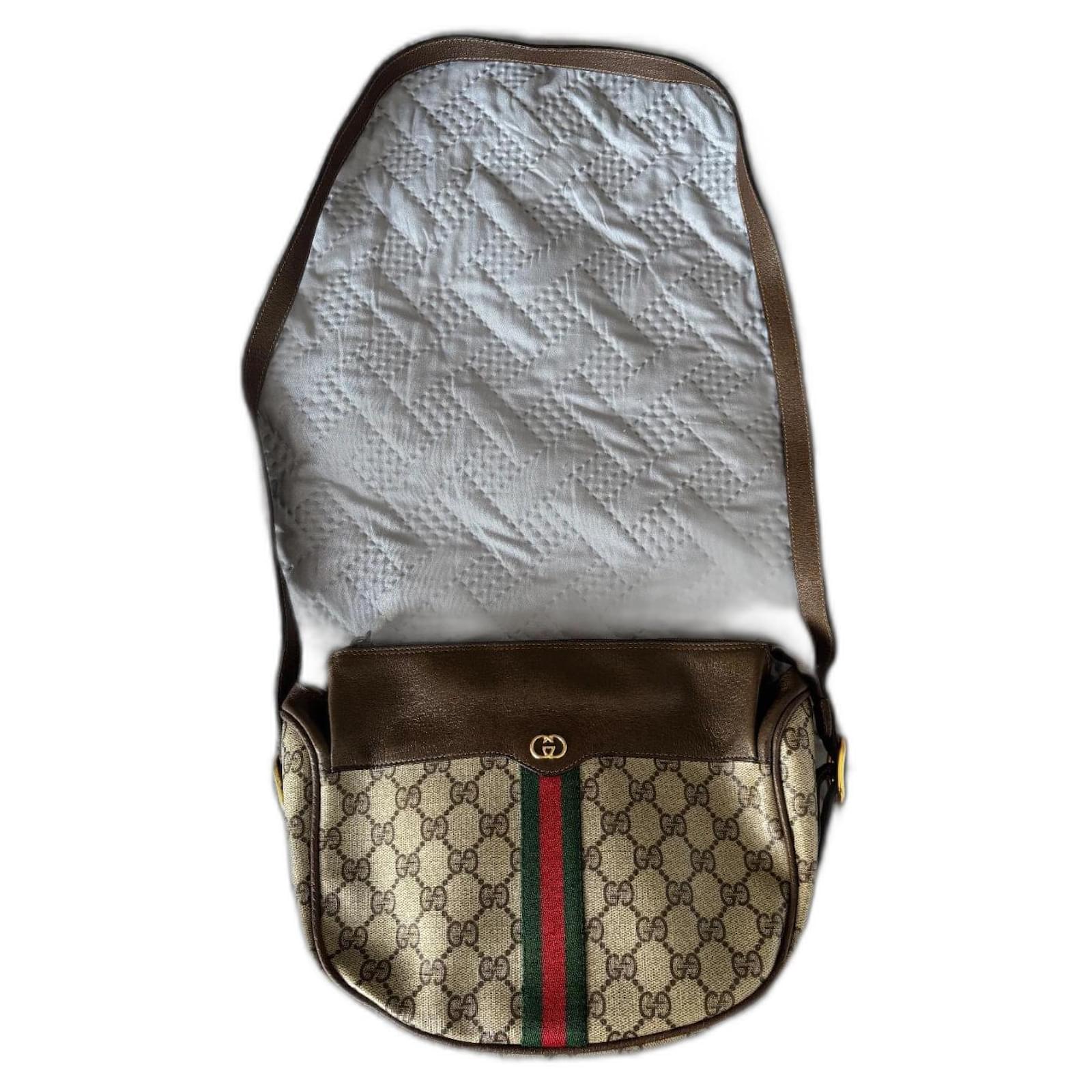 Gucci Ophidia Brown Leather  ref.2319142
