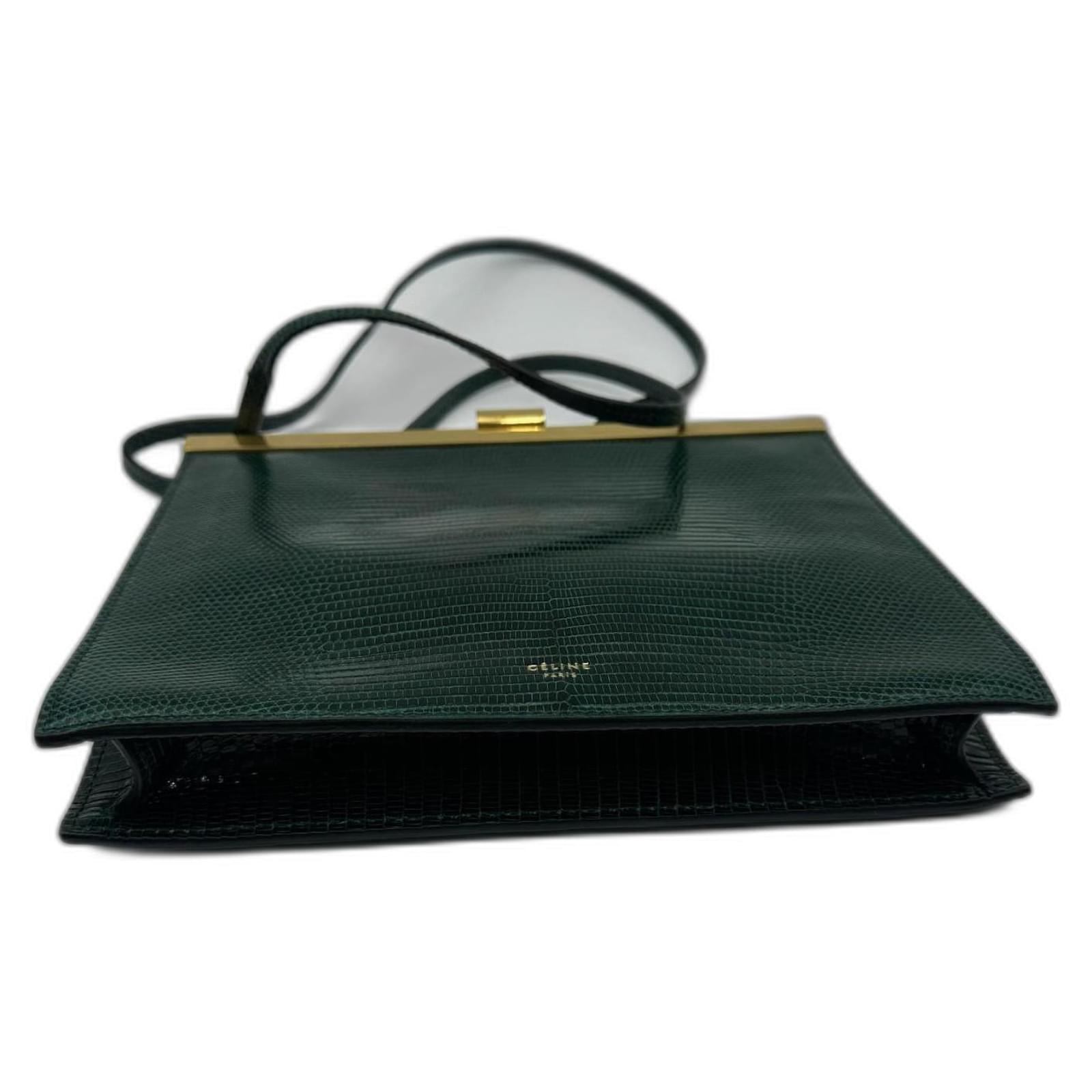 Céline Backpacks Green  ref.2317905