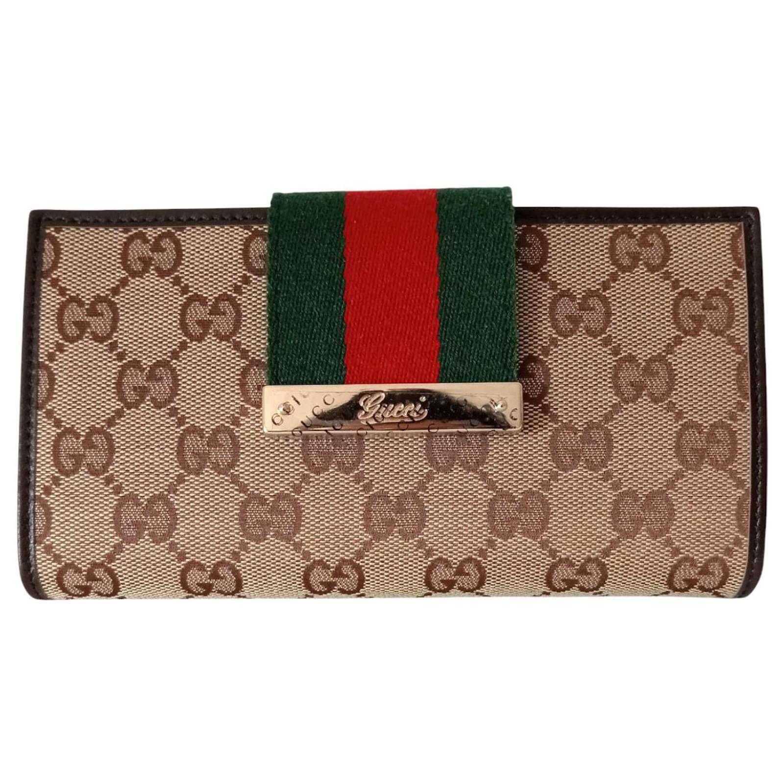 Cartera Gucci Beige Leather  ref.2320240