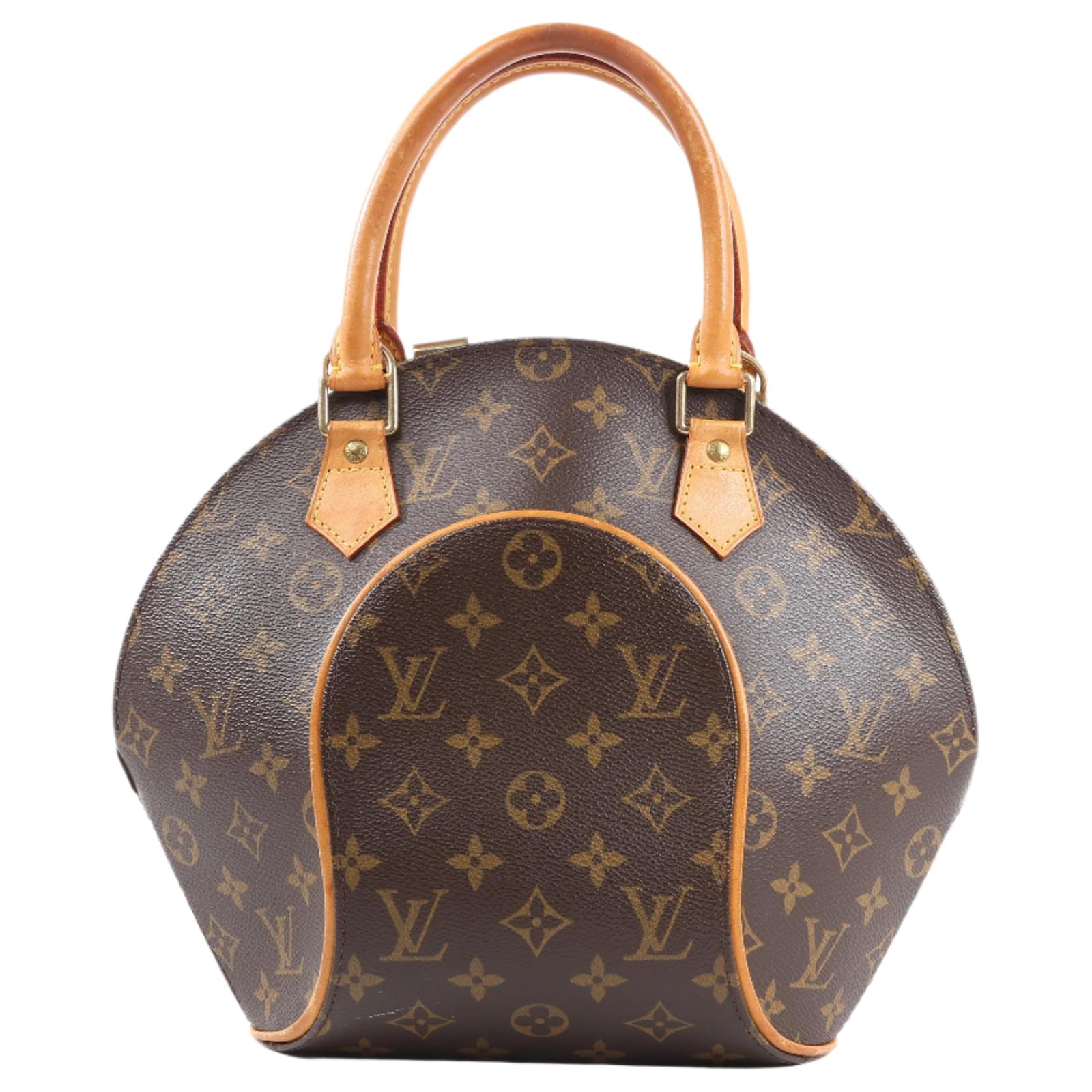 Louis Vuitton Monogram Canvas Ellipse PM Handbag M51127 Brown Leather  ref.2320191