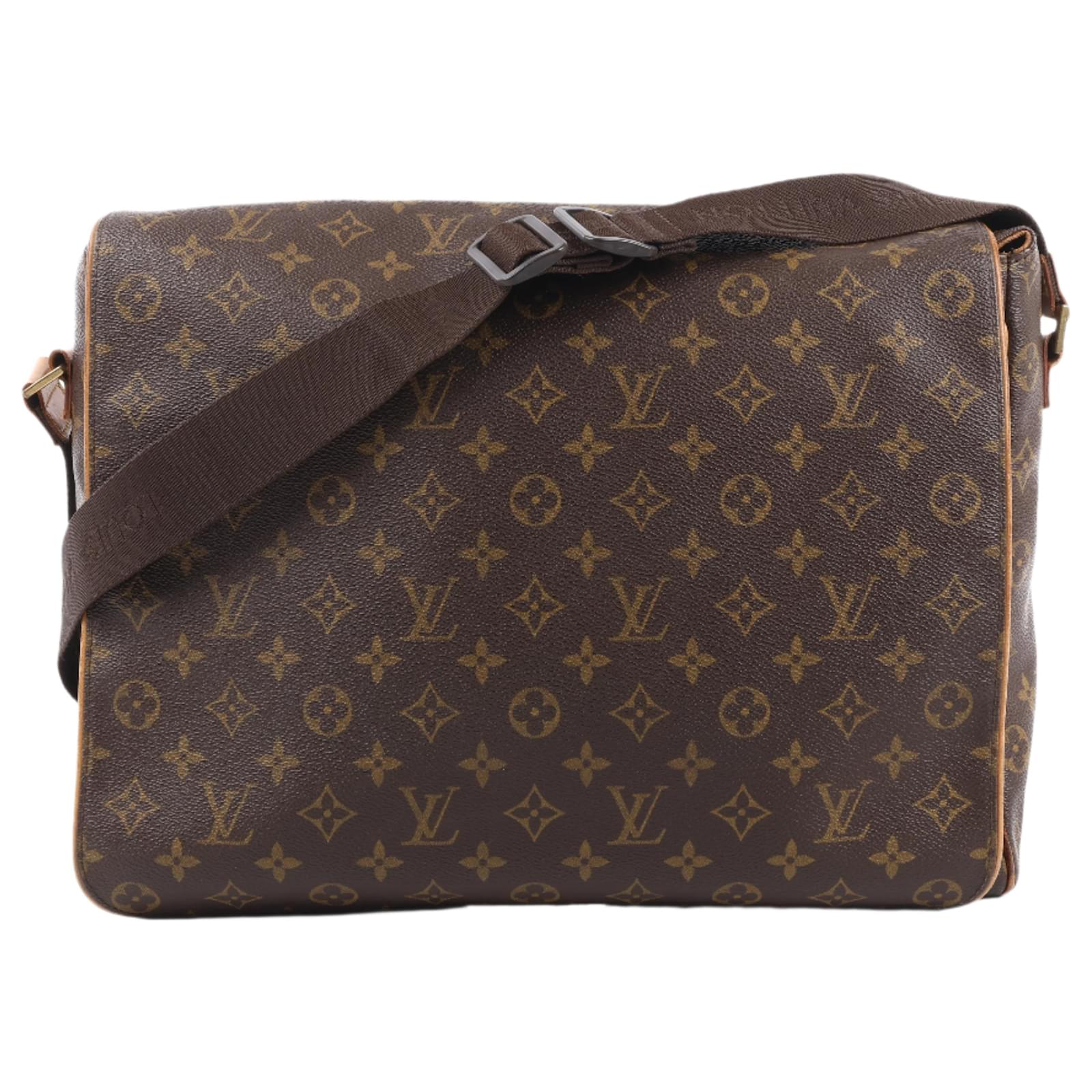 Louis Vuitton Monogram Abbesses Messenger GM Shoulder Bag M40526 Brown Leather  ref.2320085