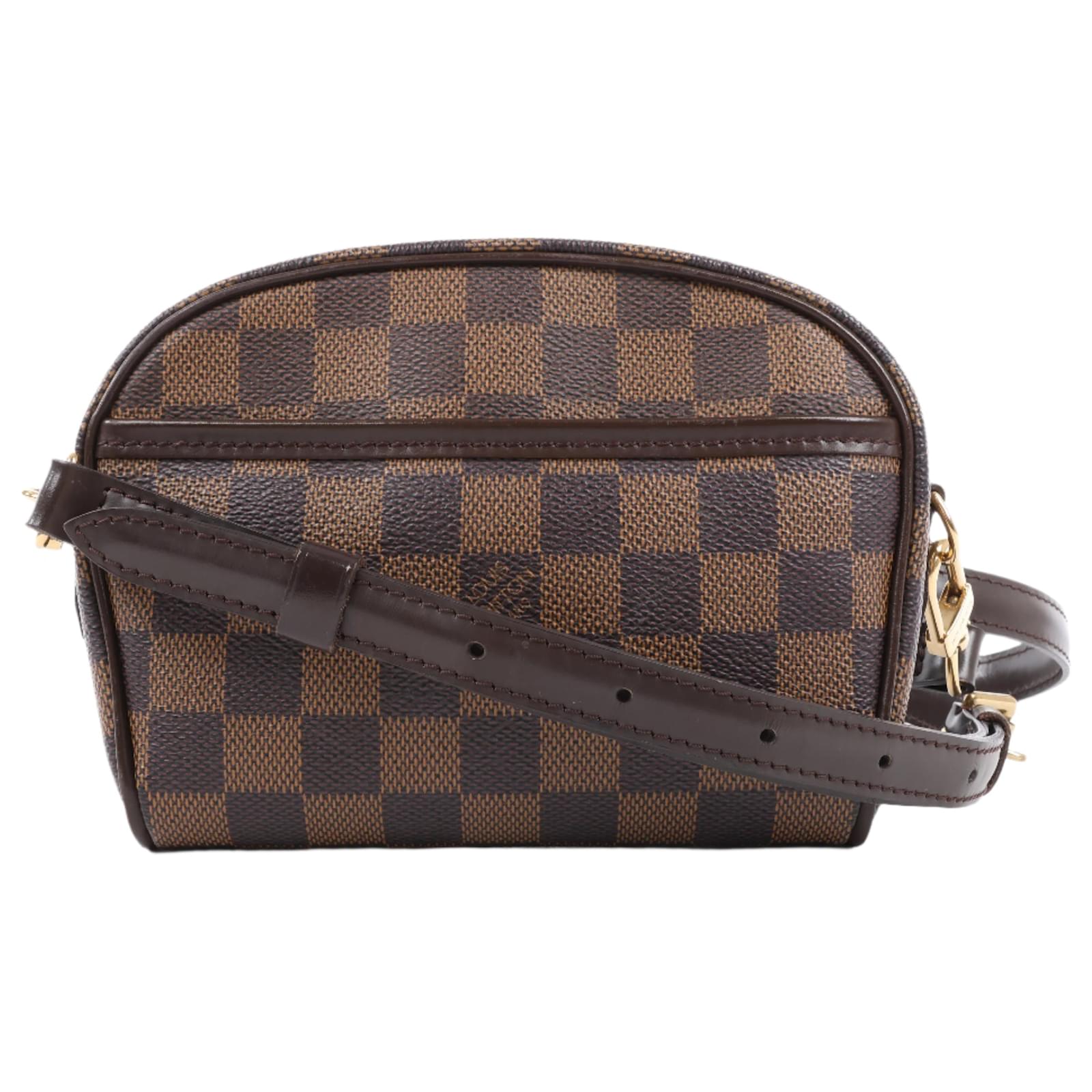 Louis Vuitton Damier Ebene Pochette Ipanema Shoulder Bag N51296 Brown Leather  ref.2320062