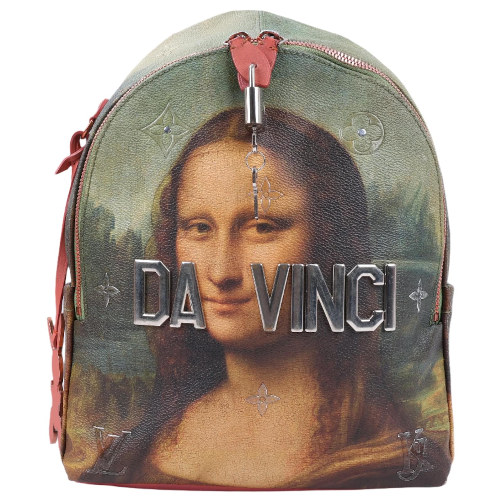 Louis Vuitton Masters Da Vinci Palm Springs Backpack Pink Leather  ref.2319962