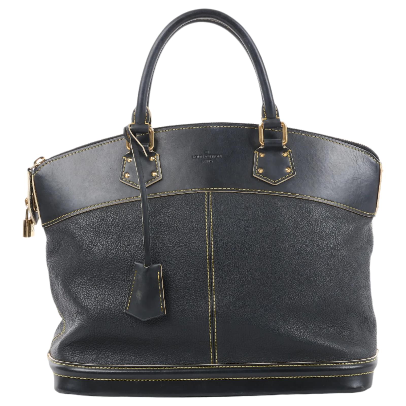 Louis Vuitton Suhali Lockit PM Handbag in Black M91875 Leather  ref.2319911