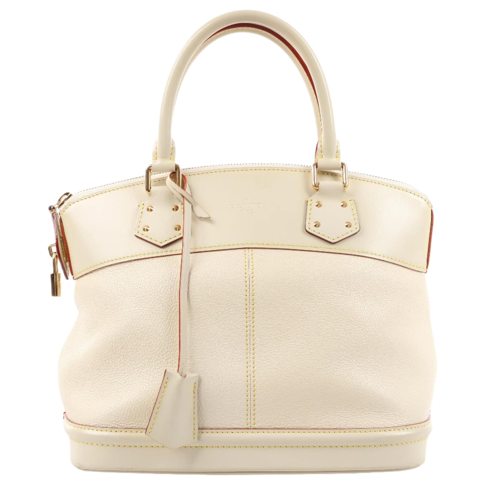 Louis Vuitton Suhali Lockit PM Handbag in Beige M91887 Leather  ref.2319777