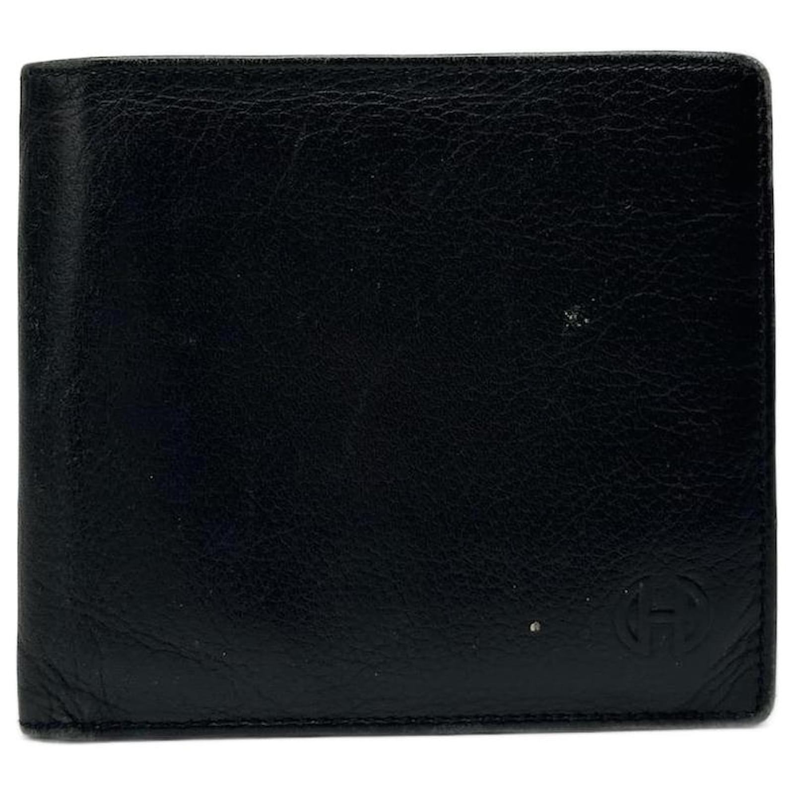 Céline Vintage Celine Paris flapable Wallet black Leather  ref.2319385