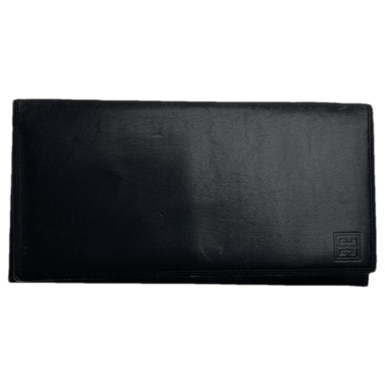 Givenchy GV Black Leather Purse  ref.2319301