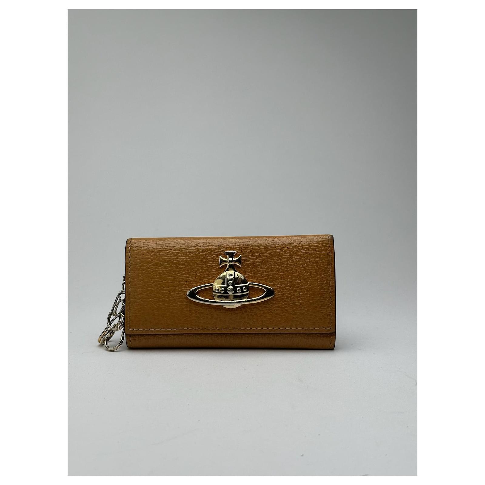 Vintage Vivienne Westwood leather key holder camel  ref.2319242