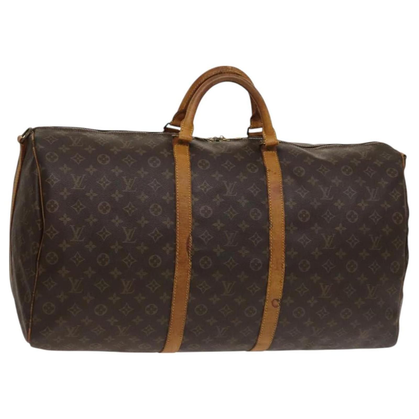 LOUIS VUITTON Monogram Keepall Bandouliere 60 Boston Bag M41412 LV Auth 127274 Cloth  ref.2318830